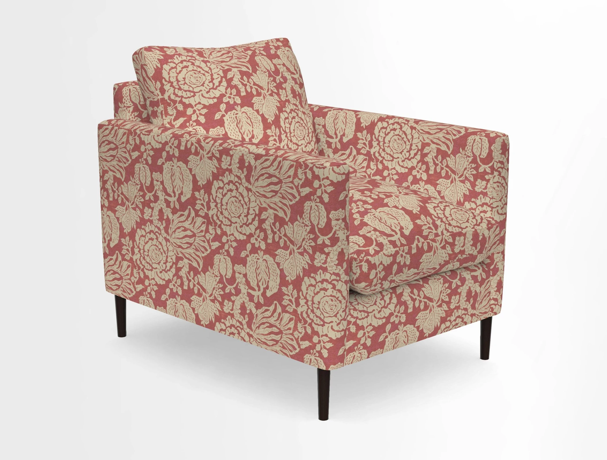 Heyshott Chair in Two Tone Plain Biscuit. Loose cover option available