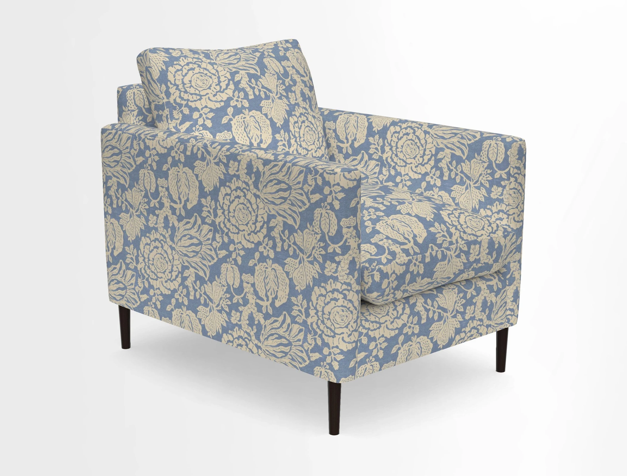 Heyshott Chair in Two Tone Plain Biscuit. Loose cover option available