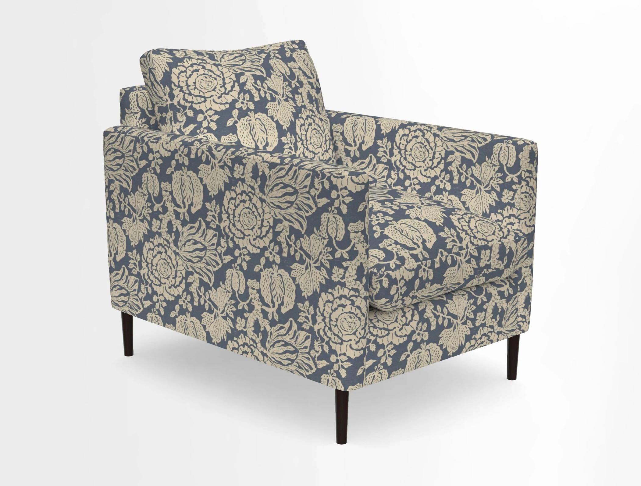 Heyshott Chair in Two Tone Plain Biscuit. Loose cover option available