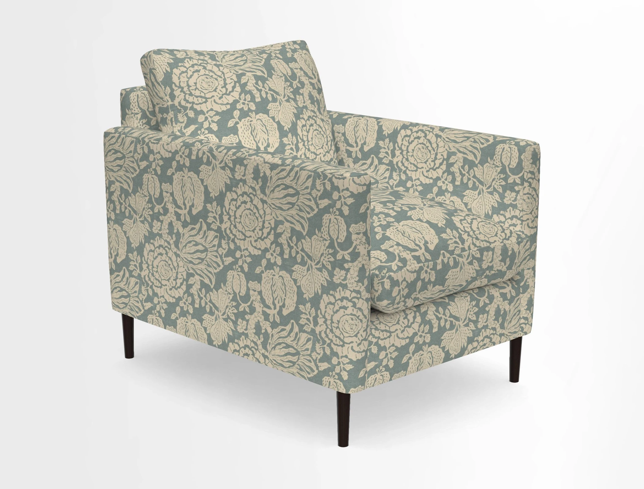 Heyshott Chair in Two Tone Plain Biscuit. Loose cover option available