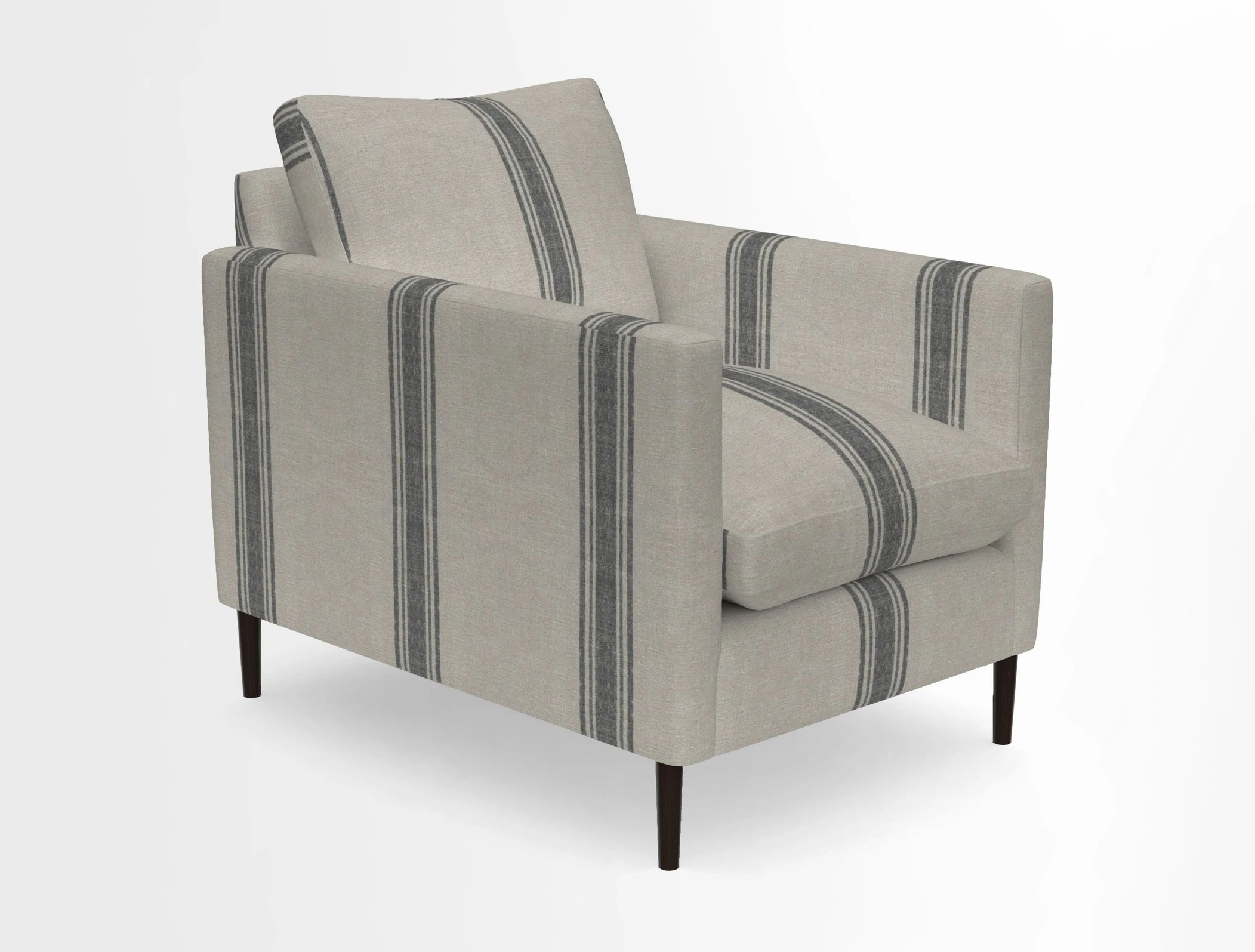 Heyshott Chair in Two Tone Plain Biscuit. Loose cover option available