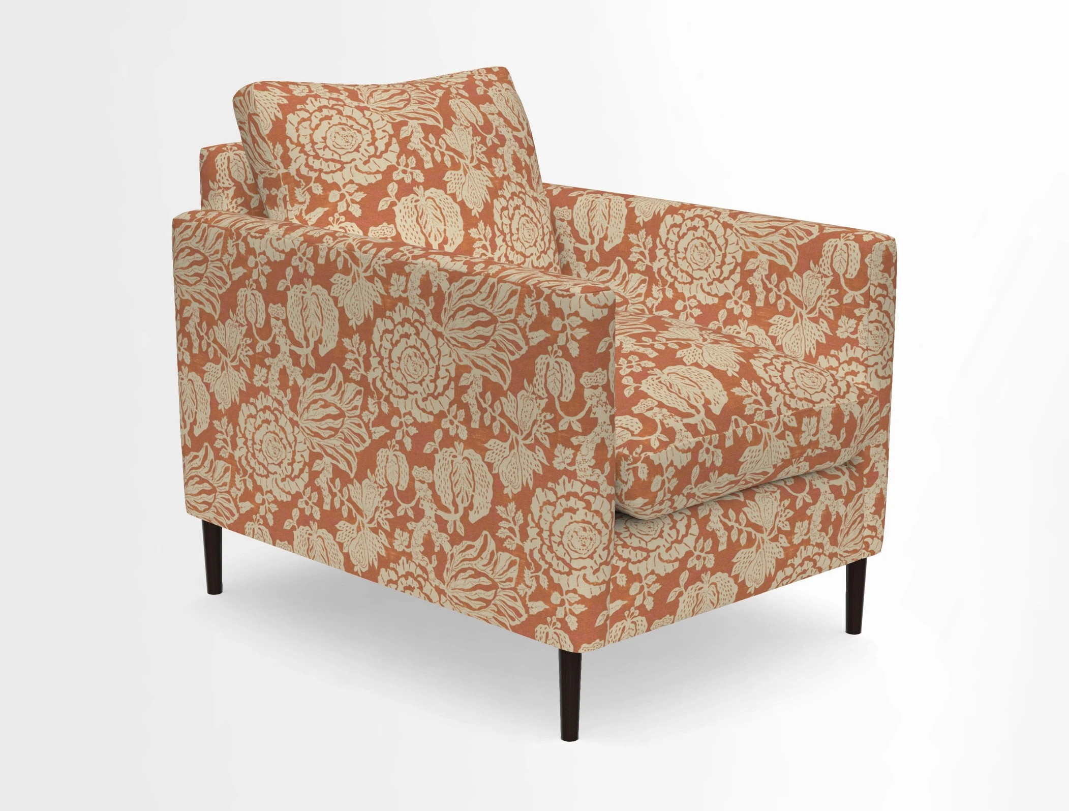 Heyshott Chair in Two Tone Plain Biscuit. Loose cover option available
