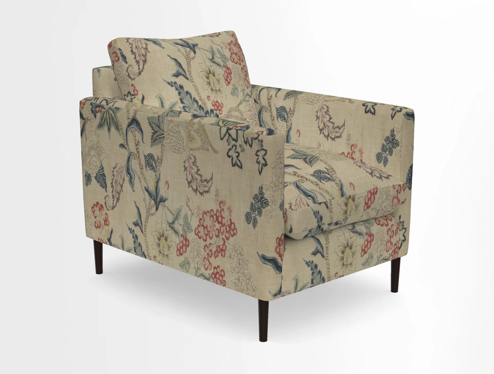 Heyshott Chair in Two Tone Plain Biscuit. Loose cover option available