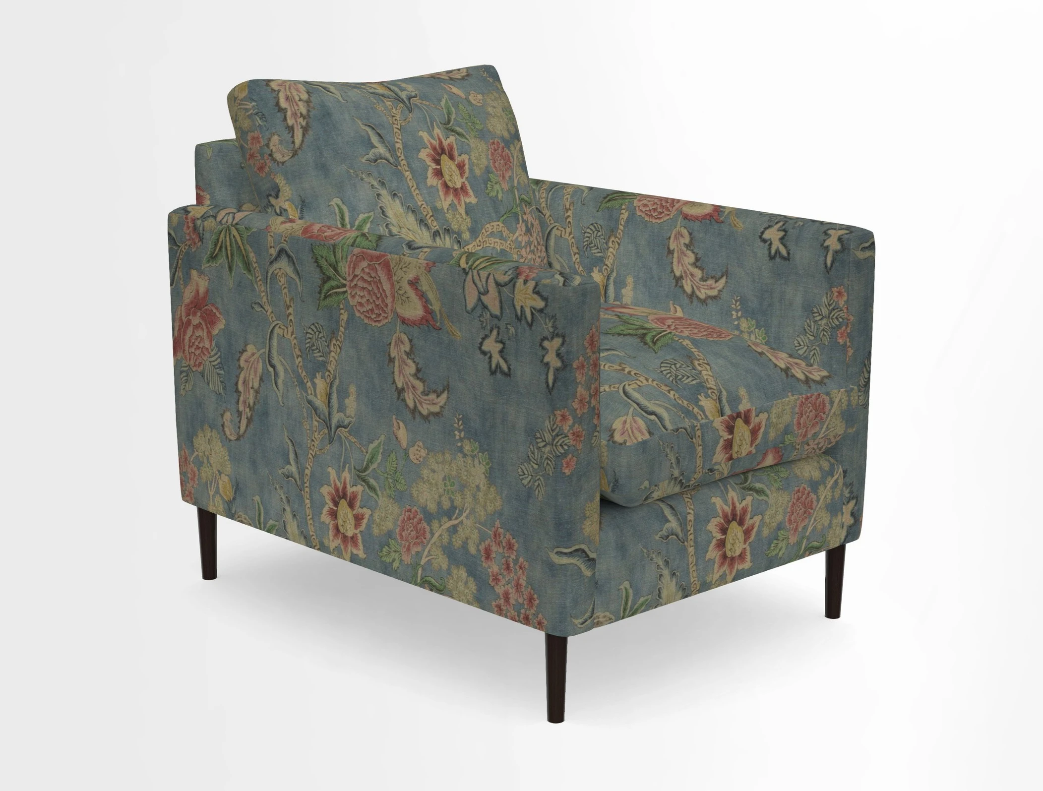 Heyshott Chair in Two Tone Plain Biscuit. Loose cover option available