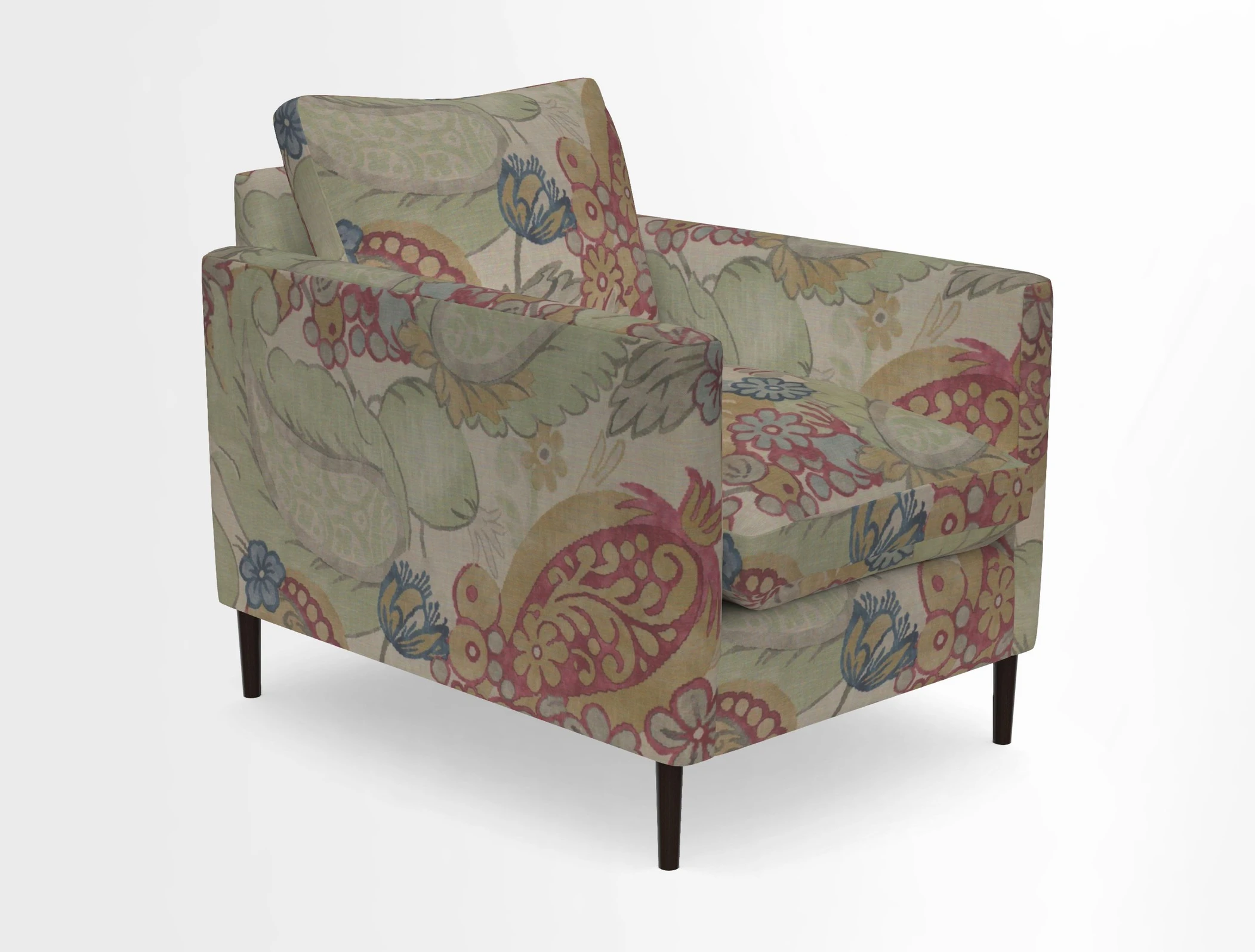Heyshott Chair in Two Tone Plain Biscuit. Loose cover option available