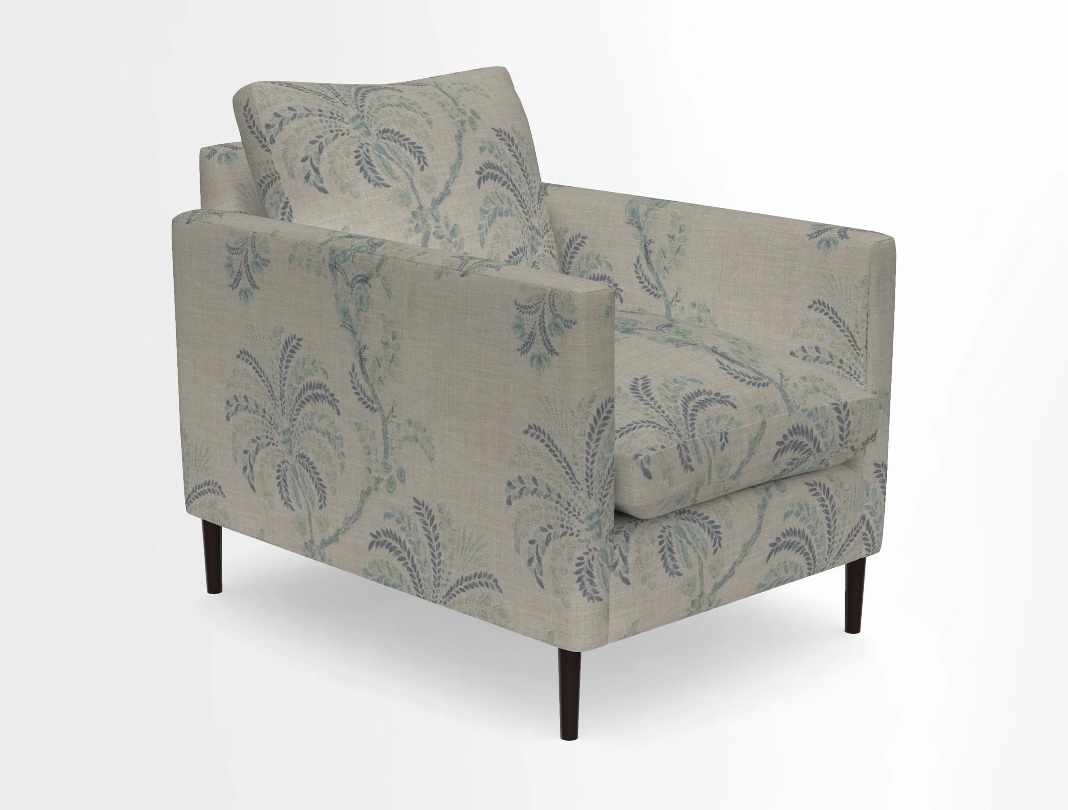 Heyshott Chair in Two Tone Plain Biscuit. Loose cover option available