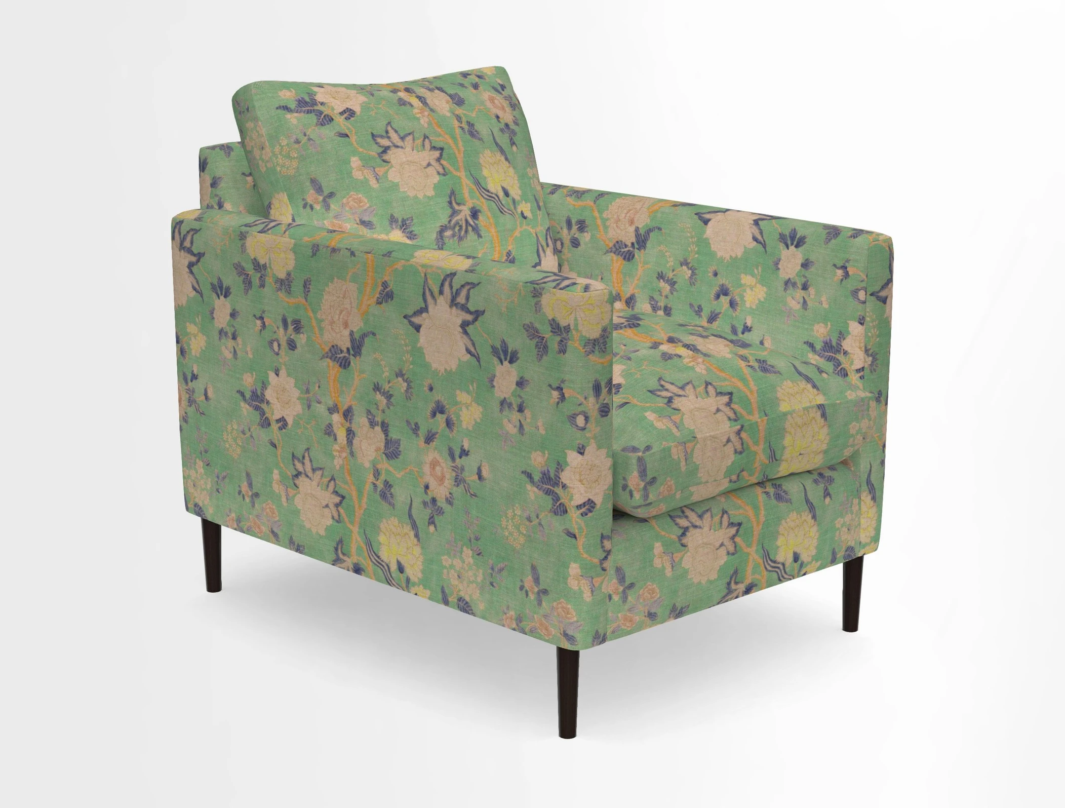 Heyshott Chair in Two Tone Plain Biscuit. Loose cover option available