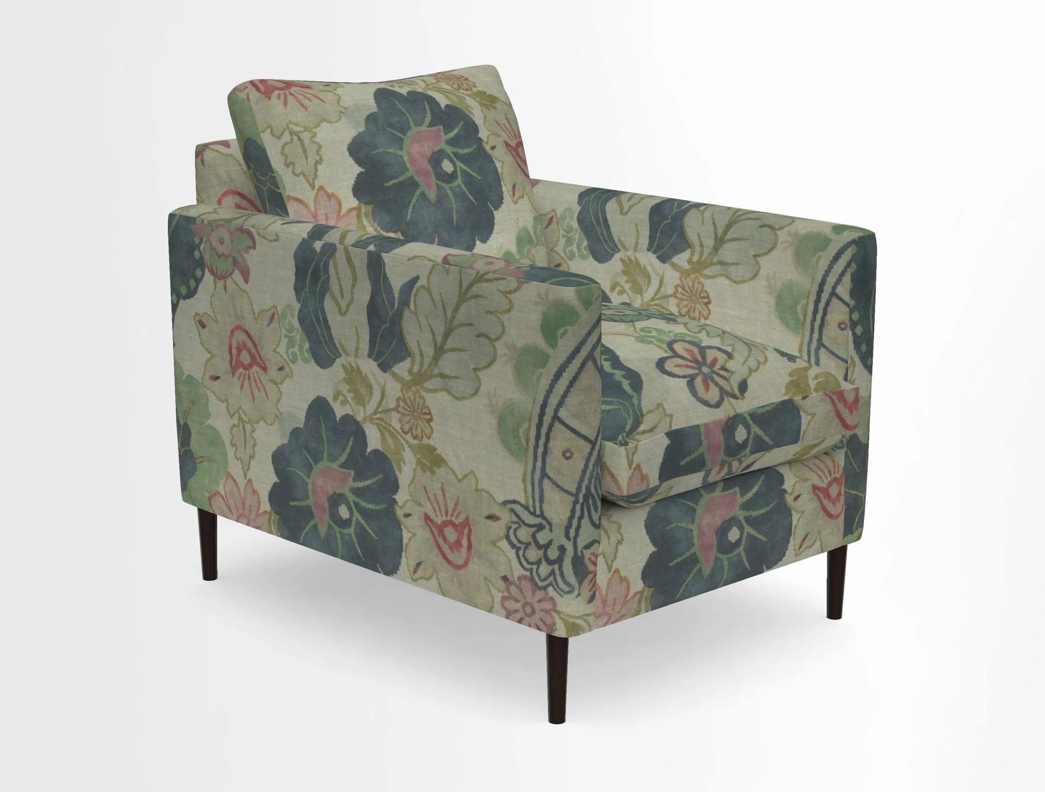Heyshott Chair in Two Tone Plain Biscuit. Loose cover option available