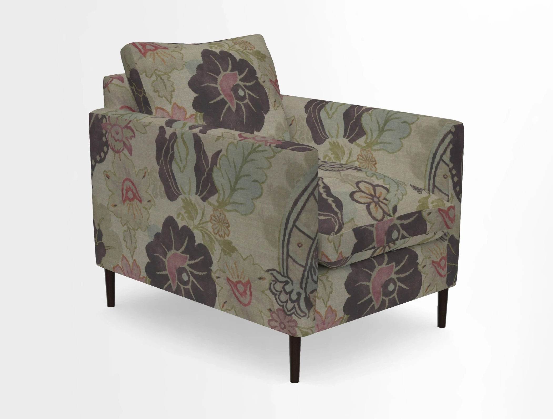Heyshott Chair in Two Tone Plain Biscuit. Loose cover option available