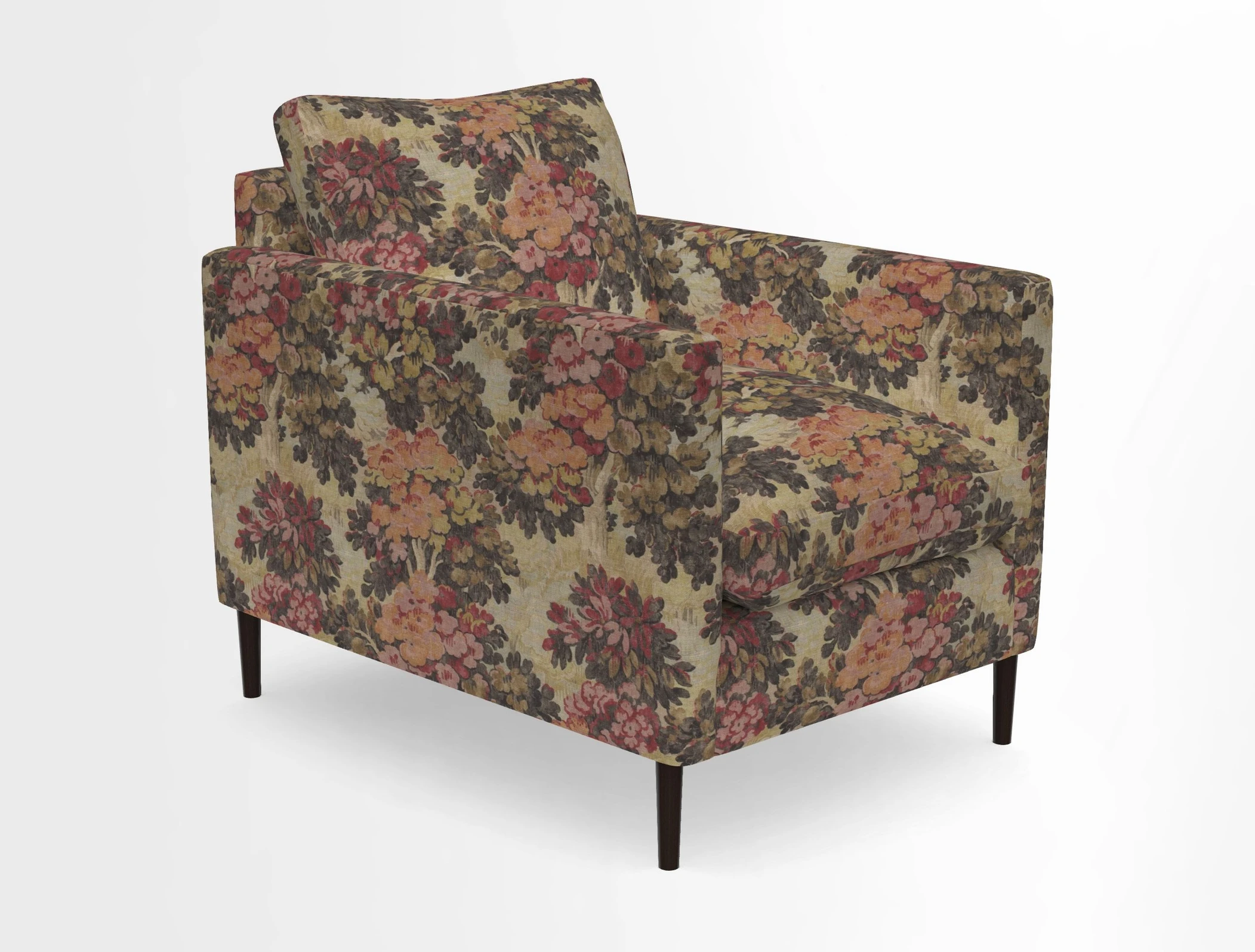 Heyshott Chair in Two Tone Plain Biscuit. Loose cover option available