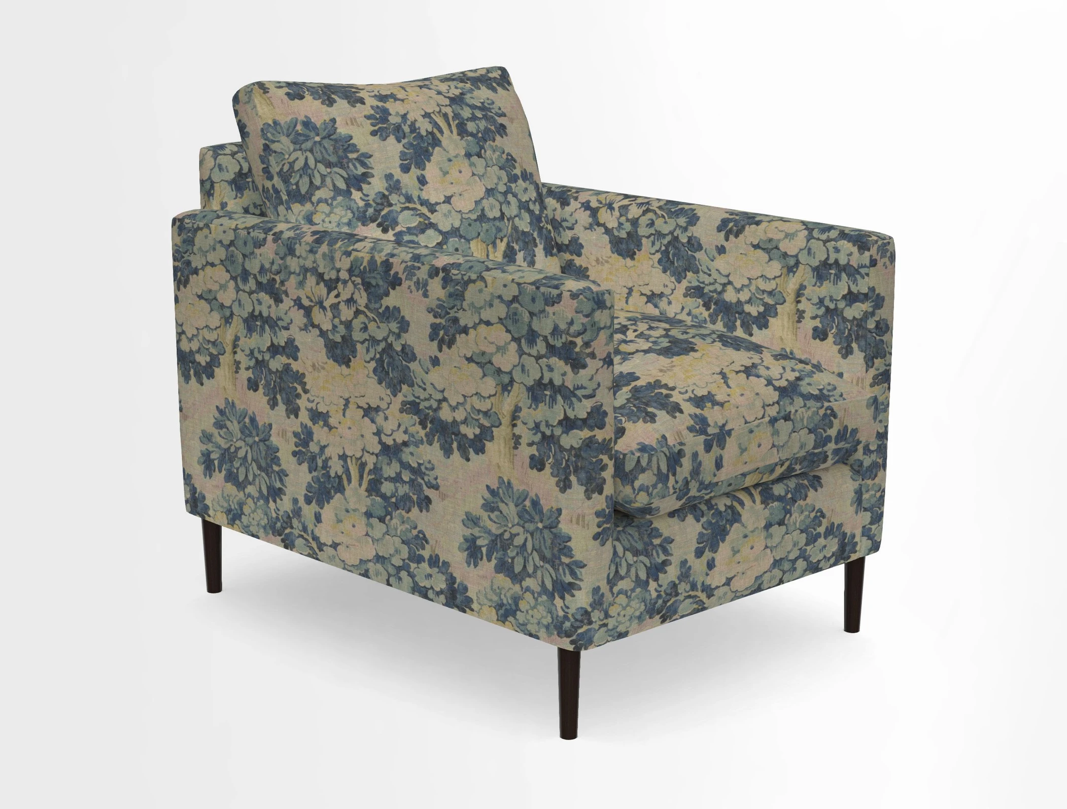 Heyshott Chair in Two Tone Plain Biscuit. Loose cover option available