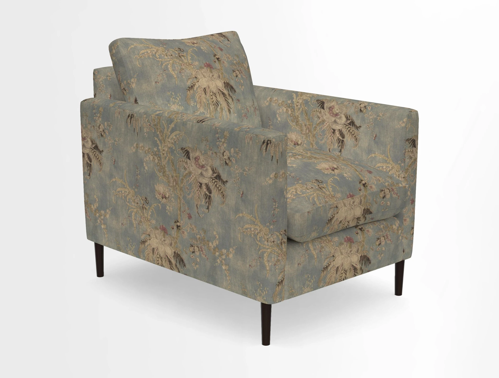 Heyshott Chair in Two Tone Plain Biscuit. Loose cover option available