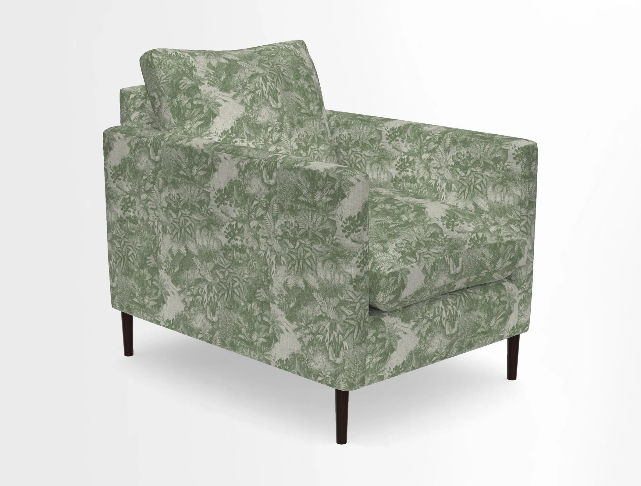 Heyshott Chair in Two Tone Plain Biscuit. Loose cover option available