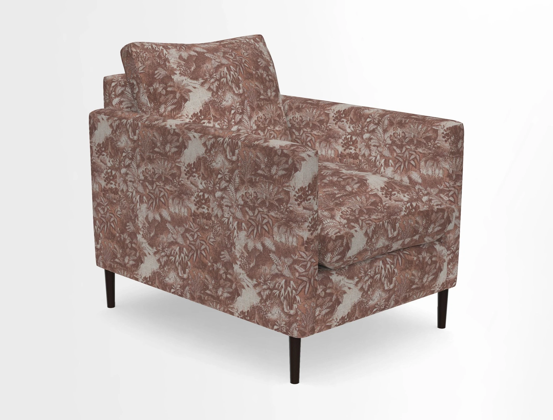 Heyshott Chair in Two Tone Plain Biscuit. Loose cover option available