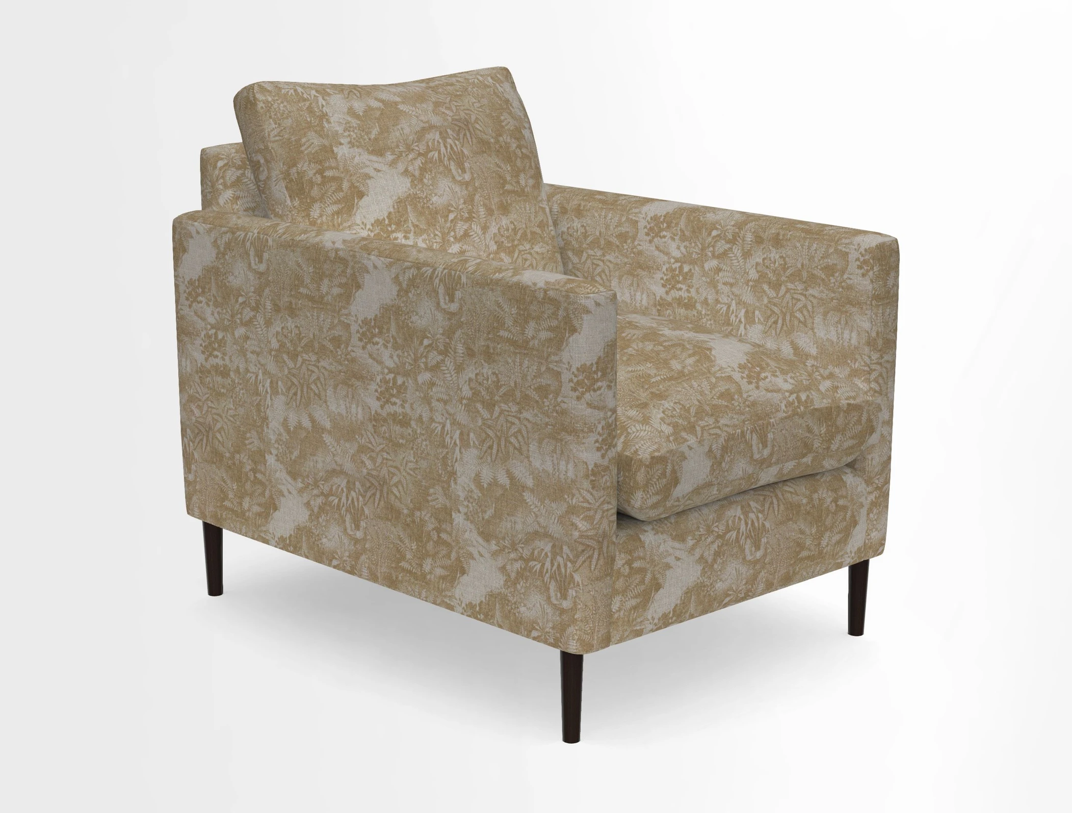 Heyshott Chair in Two Tone Plain Biscuit. Loose cover option available