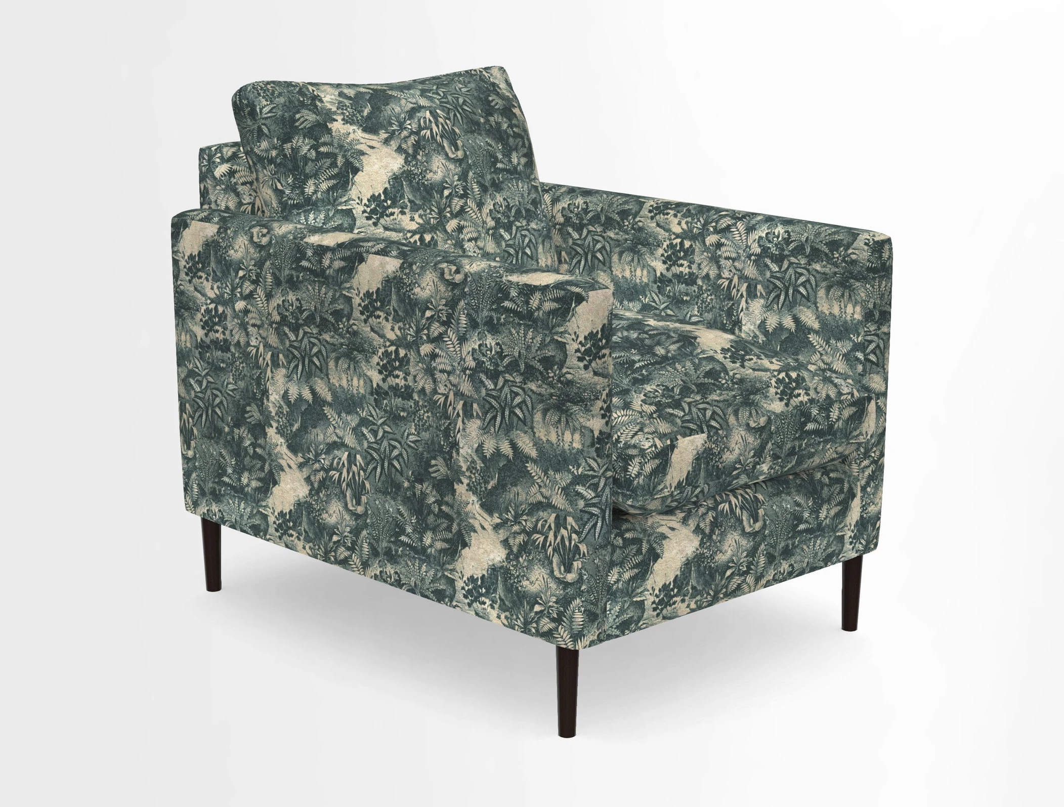 Heyshott Chair in Two Tone Plain Biscuit. Loose cover option available