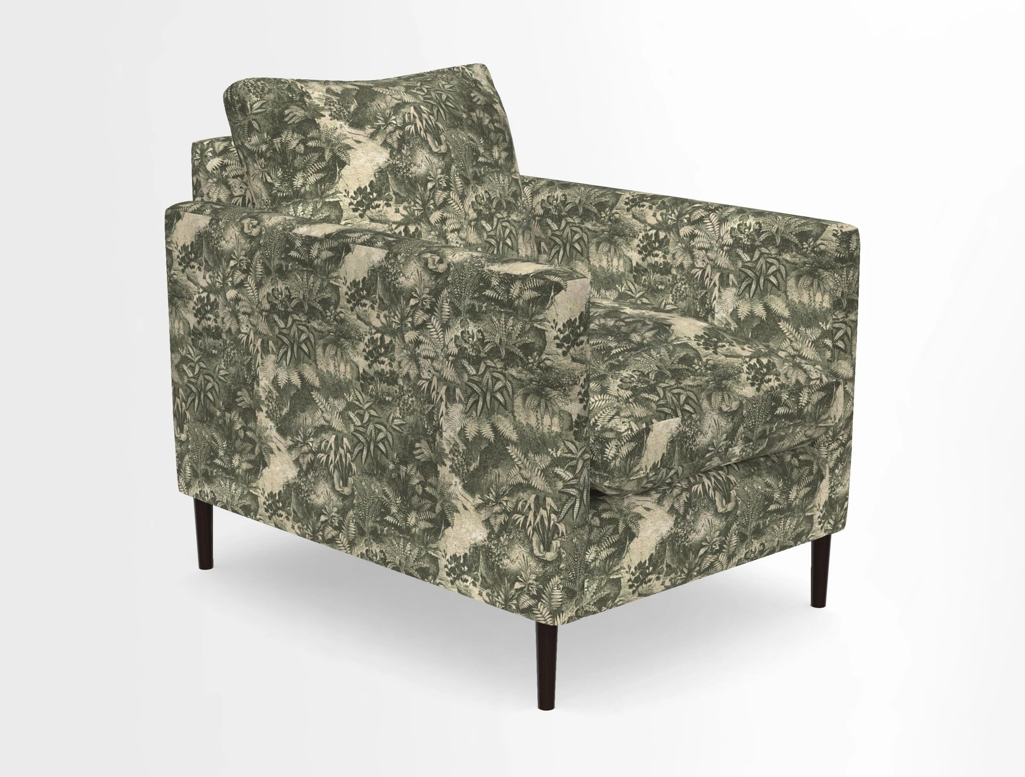 Heyshott Chair in Two Tone Plain Biscuit. Loose cover option available