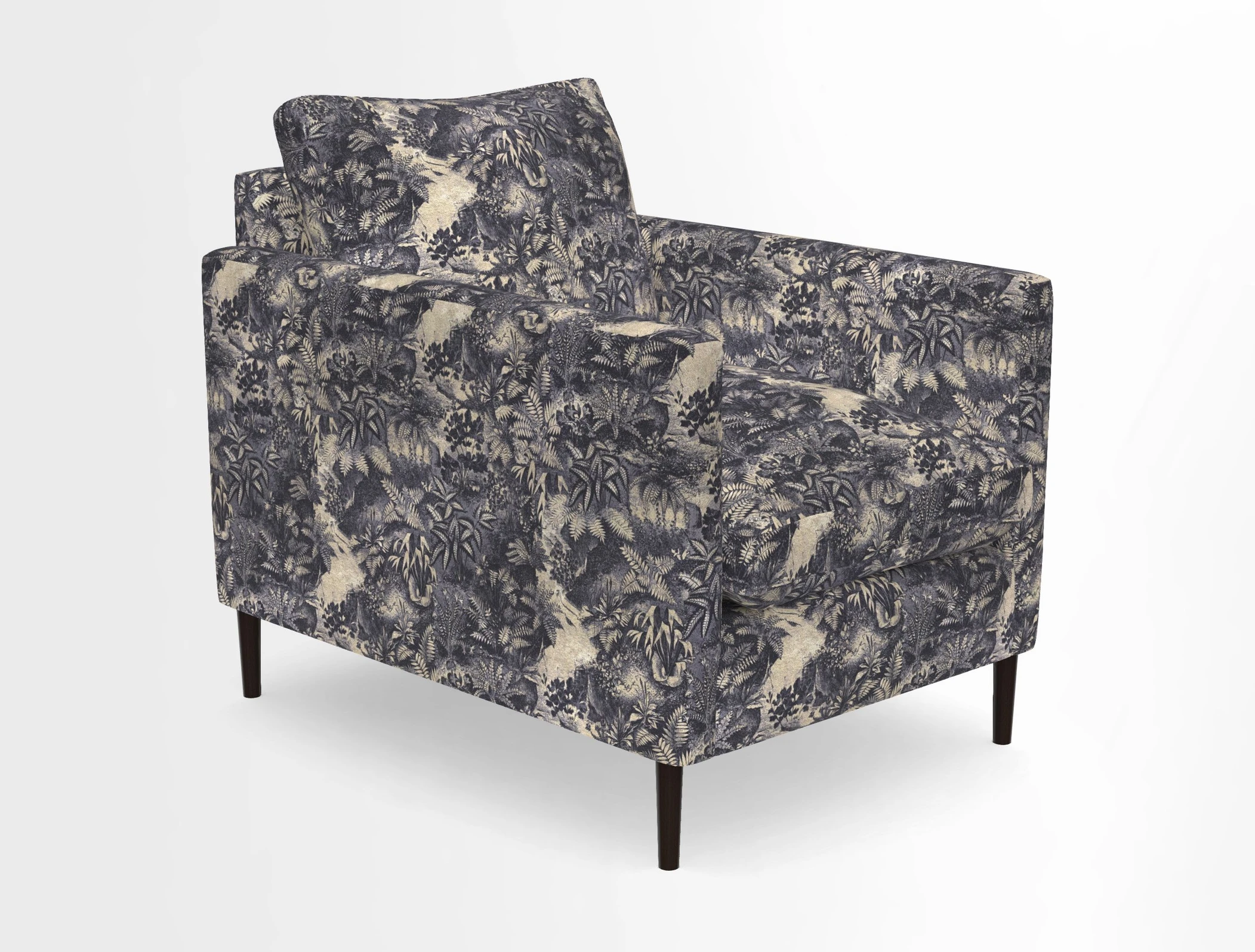 Heyshott Chair in Two Tone Plain Biscuit. Loose cover option available