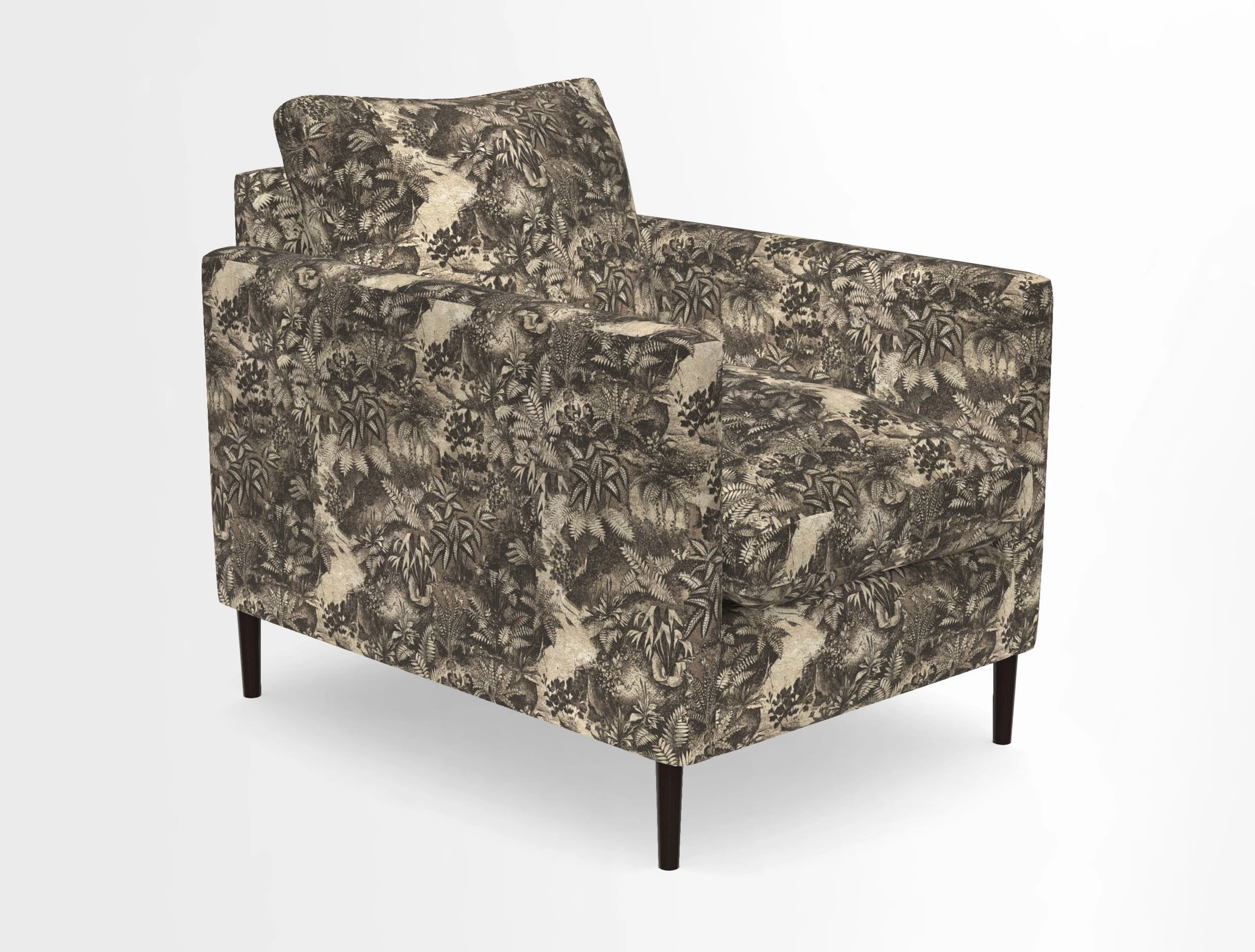 Heyshott Chair in Two Tone Plain Biscuit. Loose cover option available