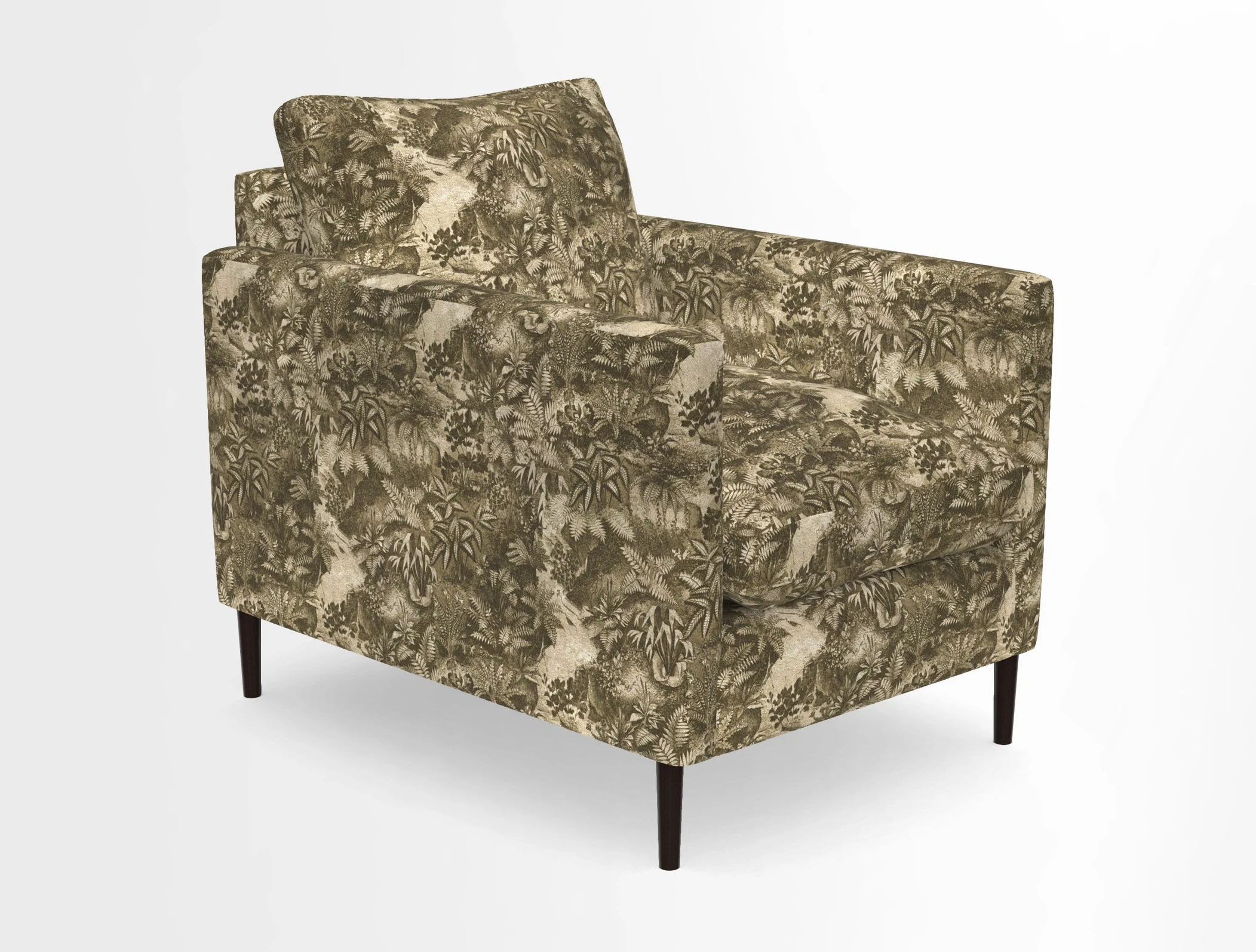 Heyshott Chair in Two Tone Plain Biscuit. Loose cover option available