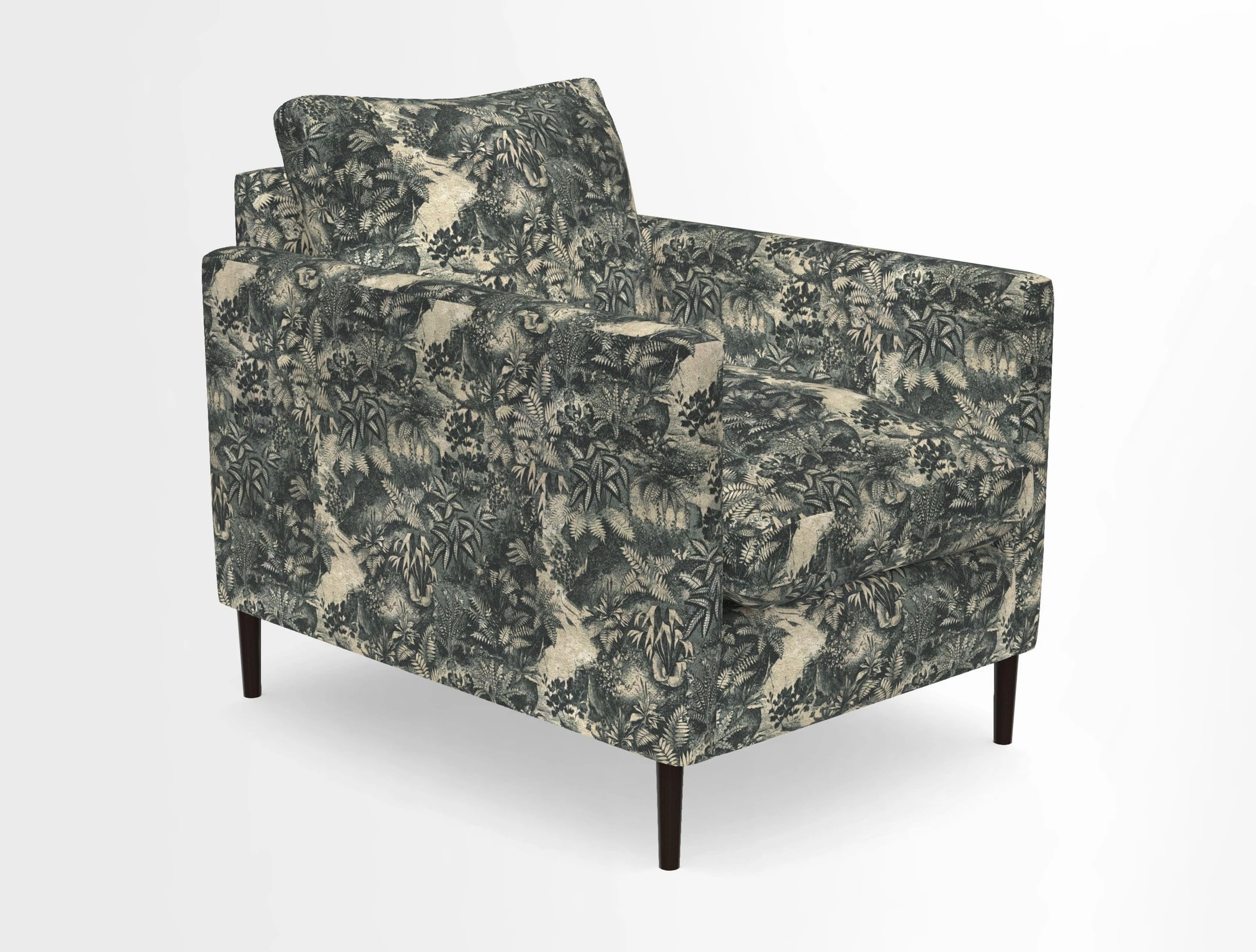 Heyshott Chair in Two Tone Plain Biscuit. Loose cover option available