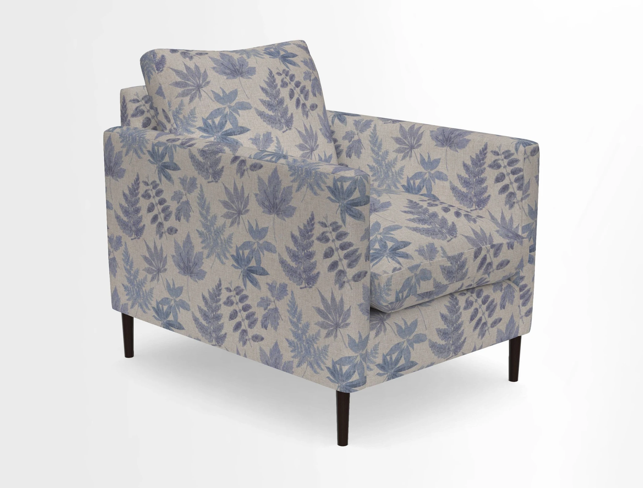 Heyshott Chair in Two Tone Plain Biscuit. Loose cover option available