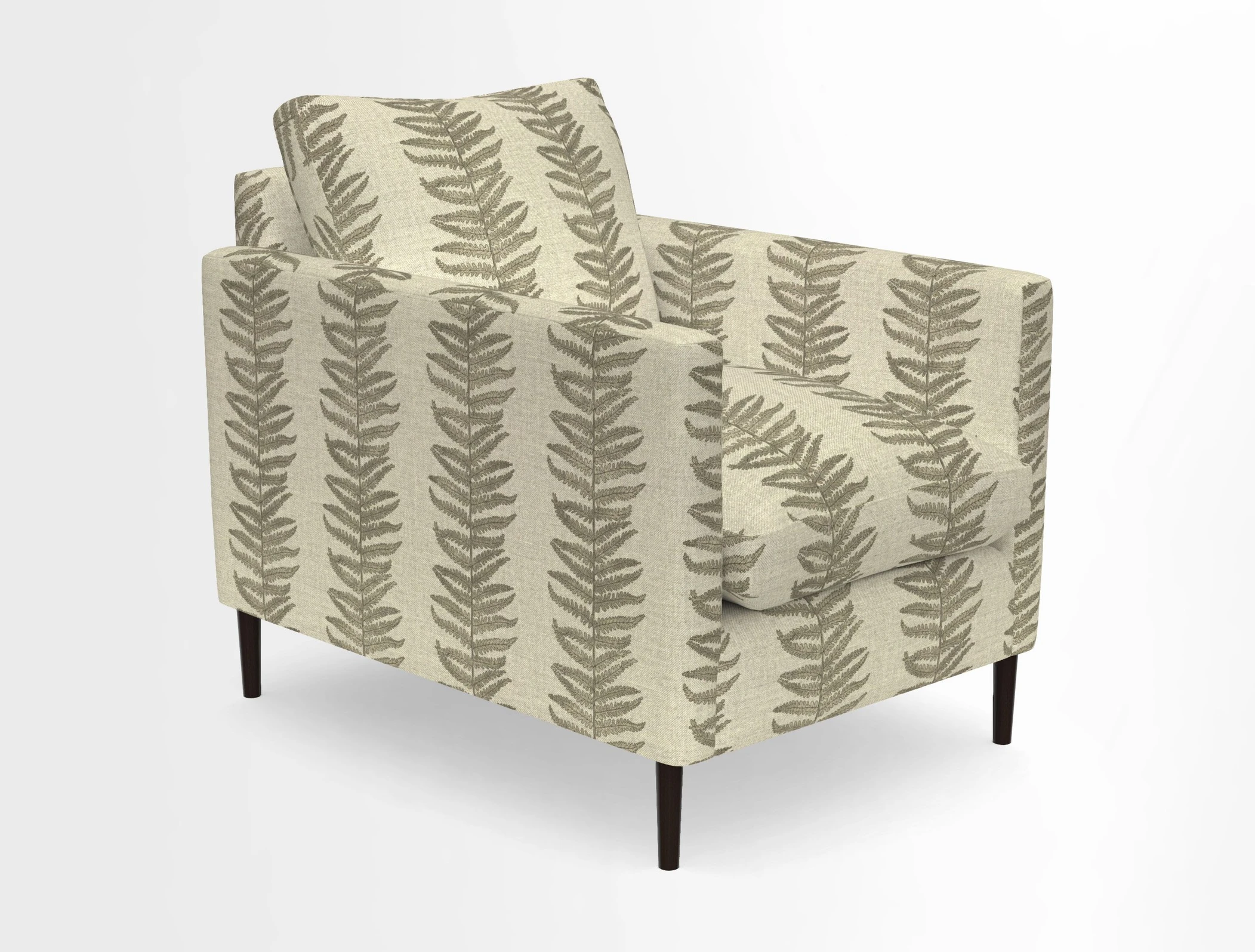 Heyshott Chair in Two Tone Plain Biscuit. Loose cover option available