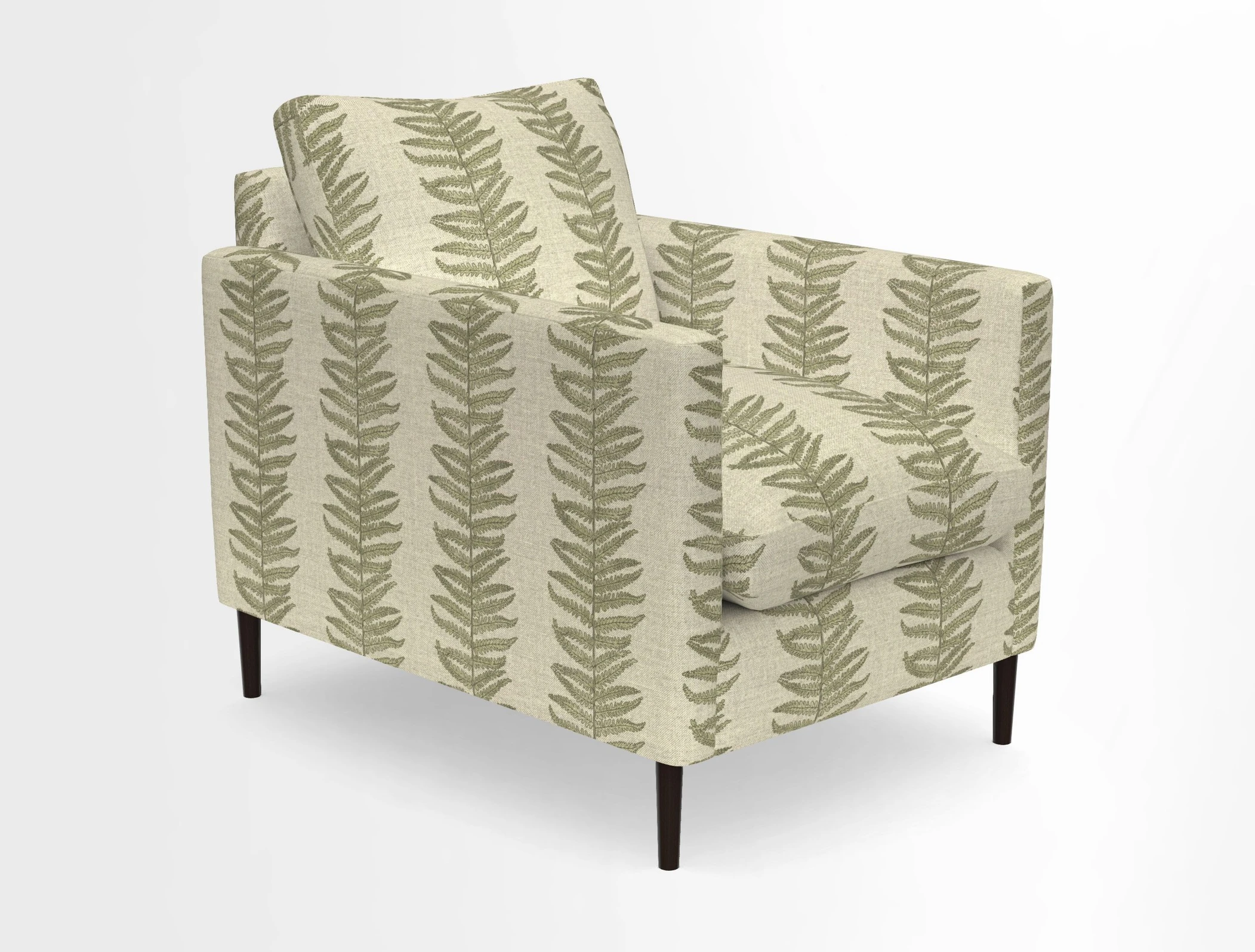 Heyshott Chair in Two Tone Plain Biscuit. Loose cover option available