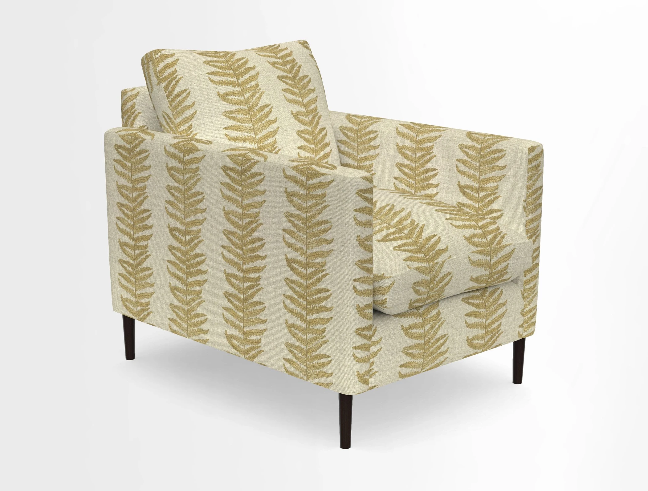Heyshott Chair in Two Tone Plain Biscuit. Loose cover option available