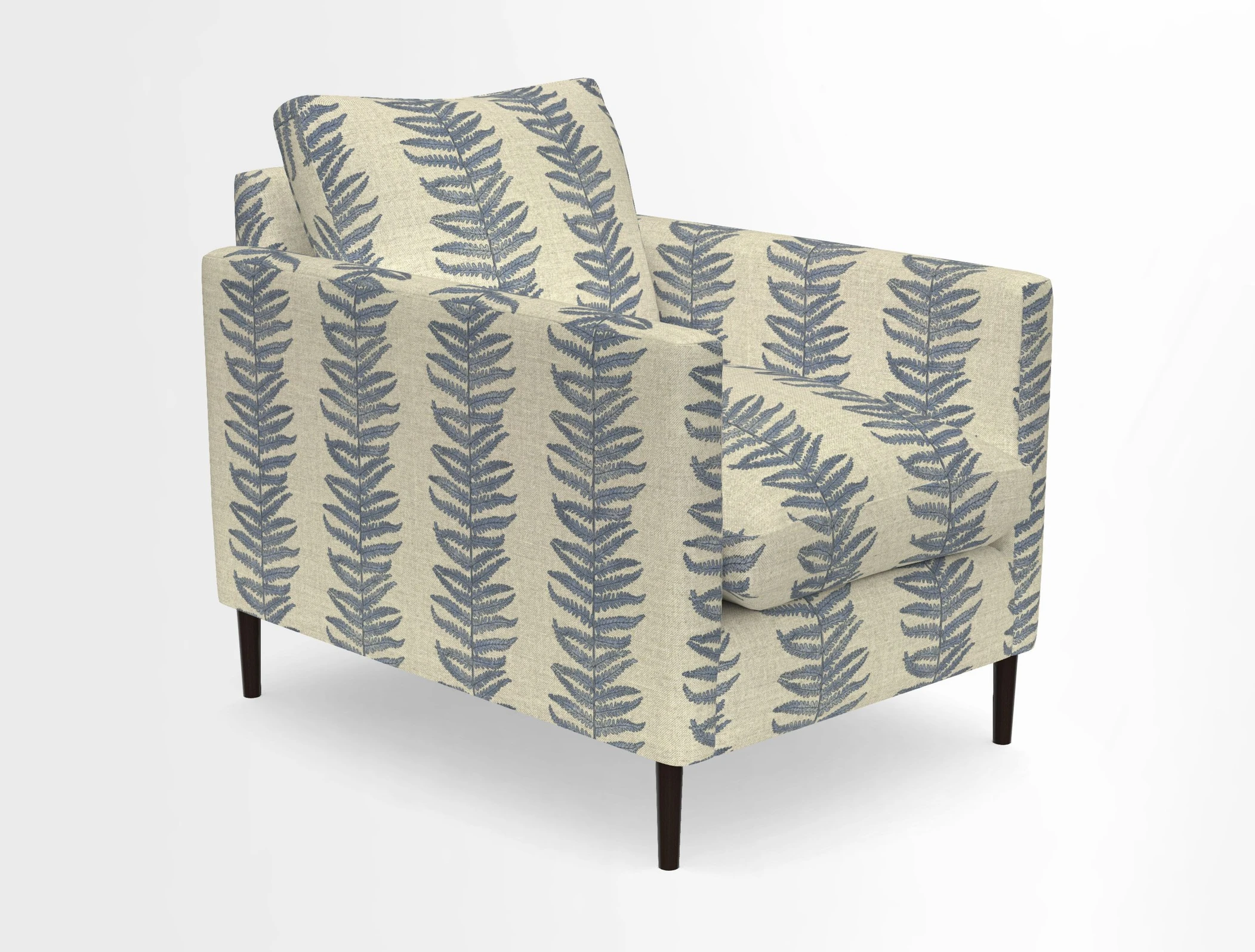 Heyshott Chair in Two Tone Plain Biscuit. Loose cover option available