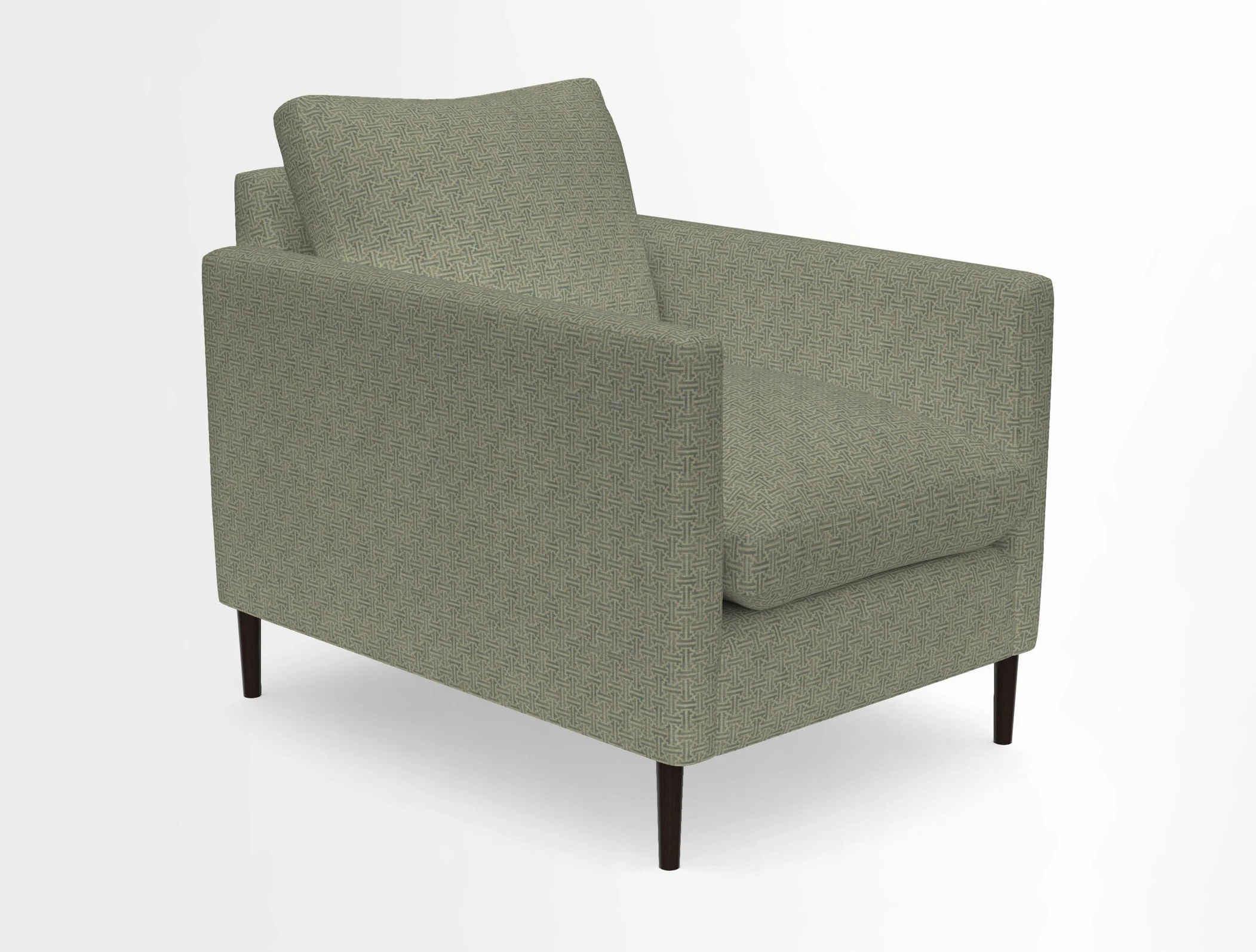Heyshott Chair in Two Tone Plain Biscuit. Loose cover option available