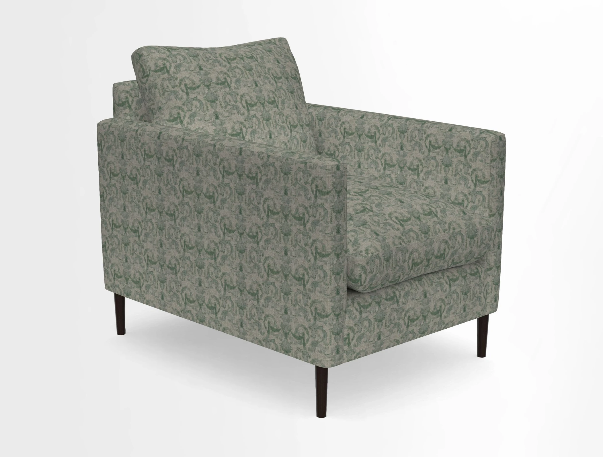 Heyshott Chair in Two Tone Plain Biscuit. Loose cover option available