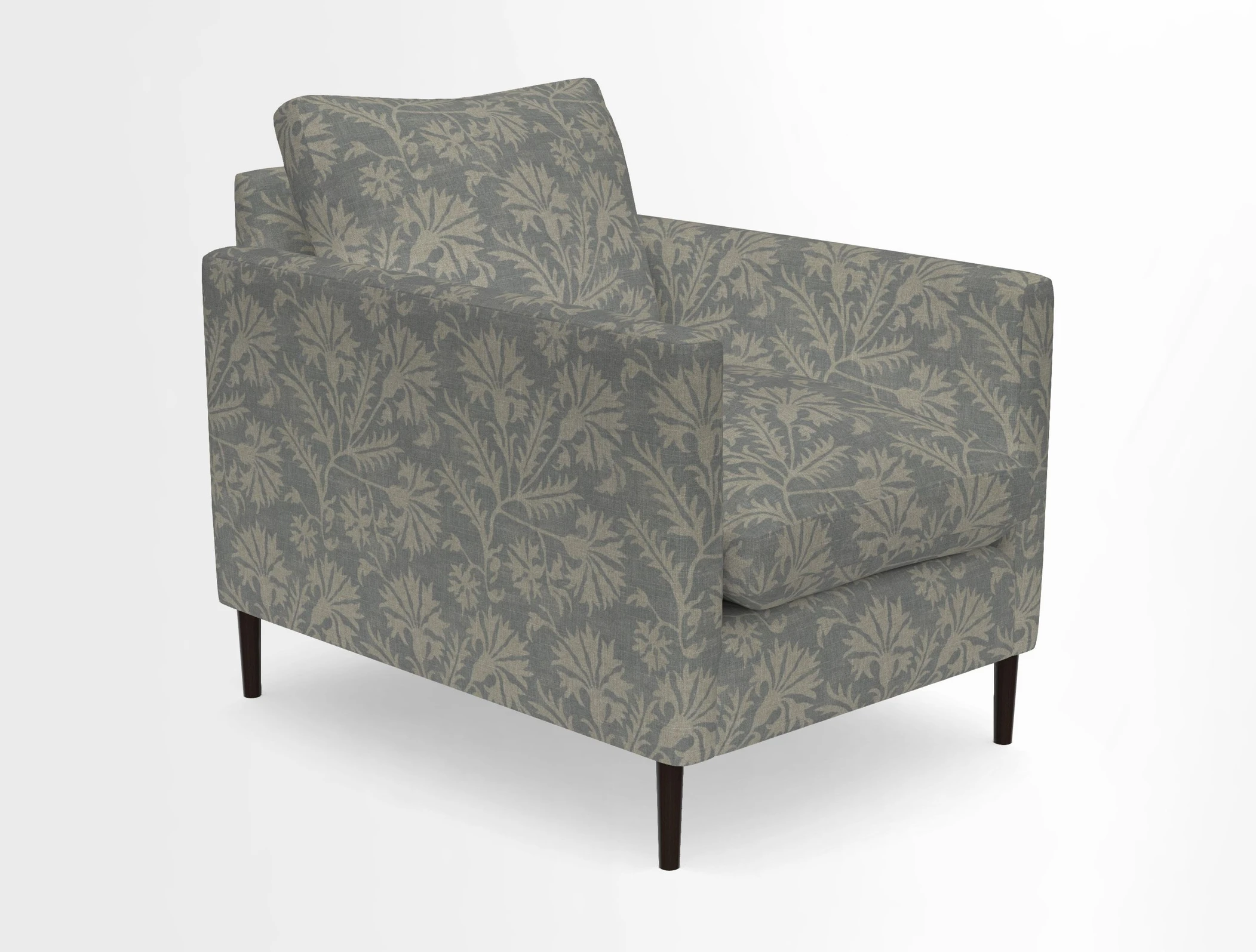 Heyshott Chair in Two Tone Plain Biscuit. Loose cover option available
