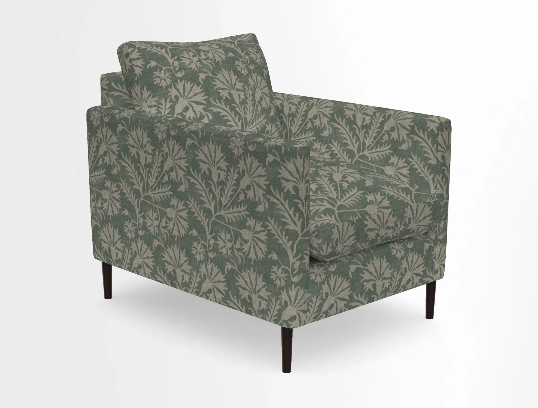 Heyshott Chair in Two Tone Plain Biscuit. Loose cover option available