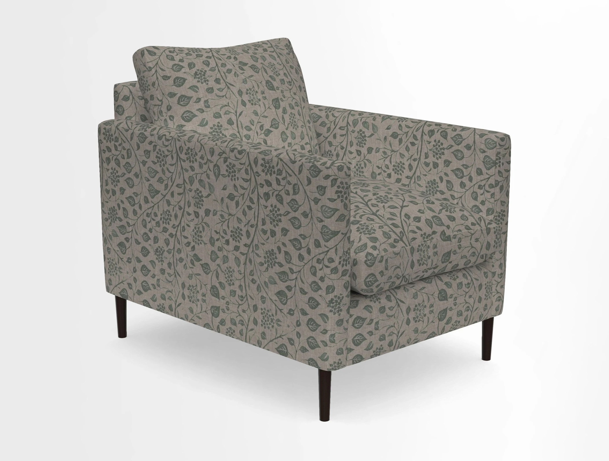Heyshott Chair in Two Tone Plain Biscuit. Loose cover option available