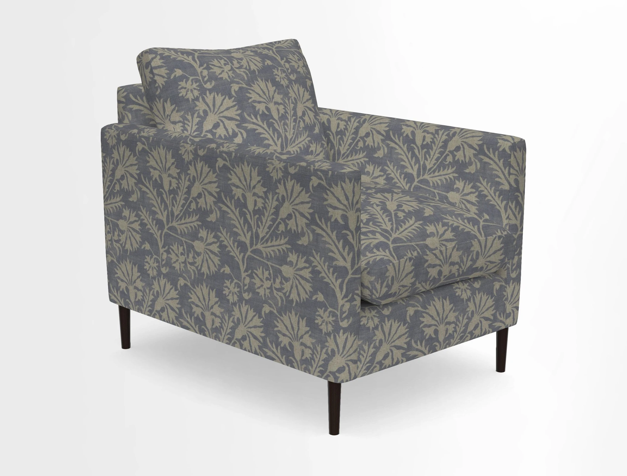 Heyshott Chair in Two Tone Plain Biscuit. Loose cover option available