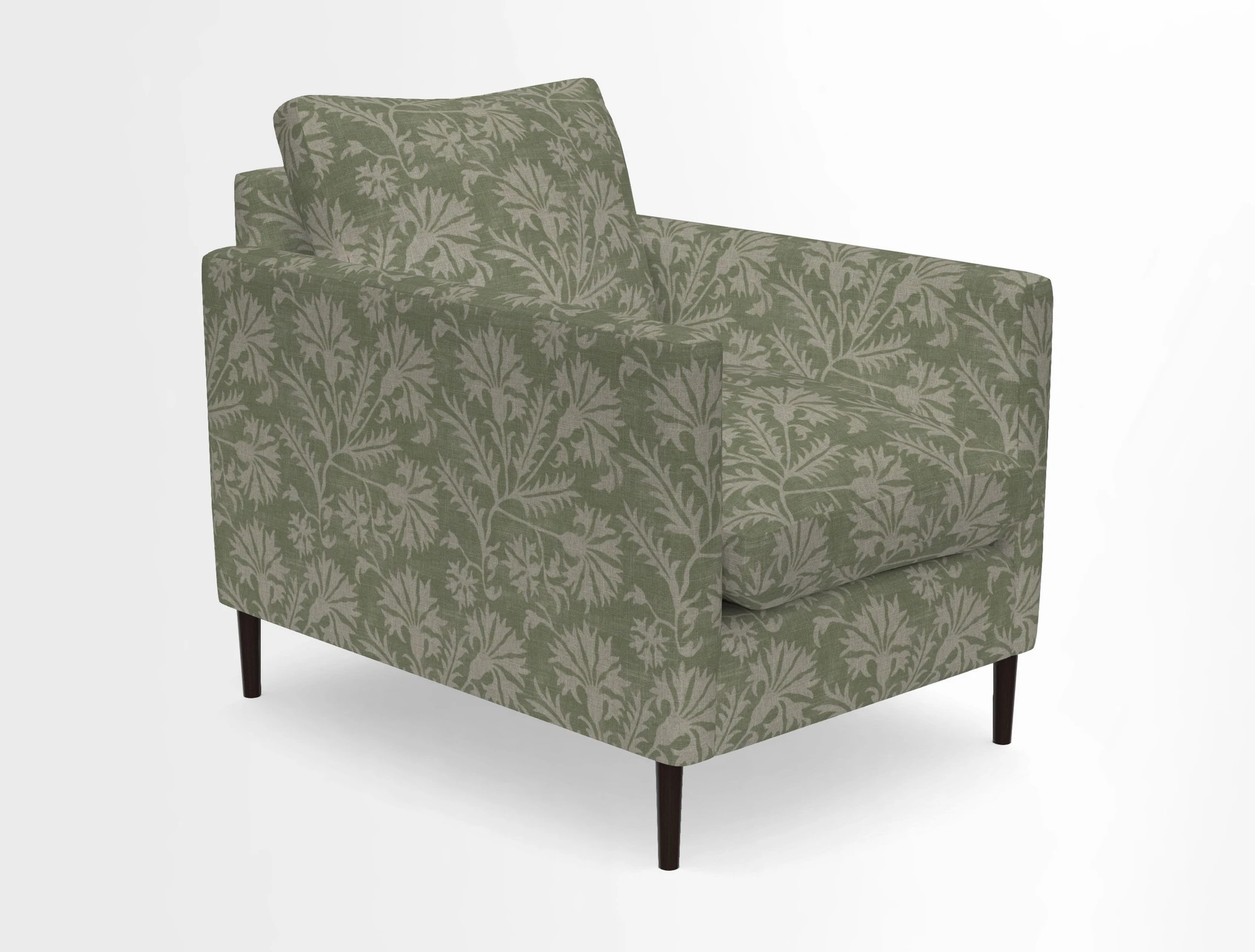 Heyshott Chair in Two Tone Plain Biscuit. Loose cover option available