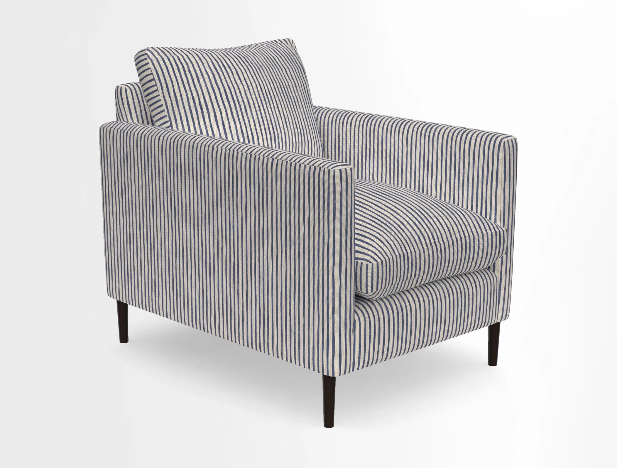 Heyshott Chair in Two Tone Plain Biscuit. Loose cover option available