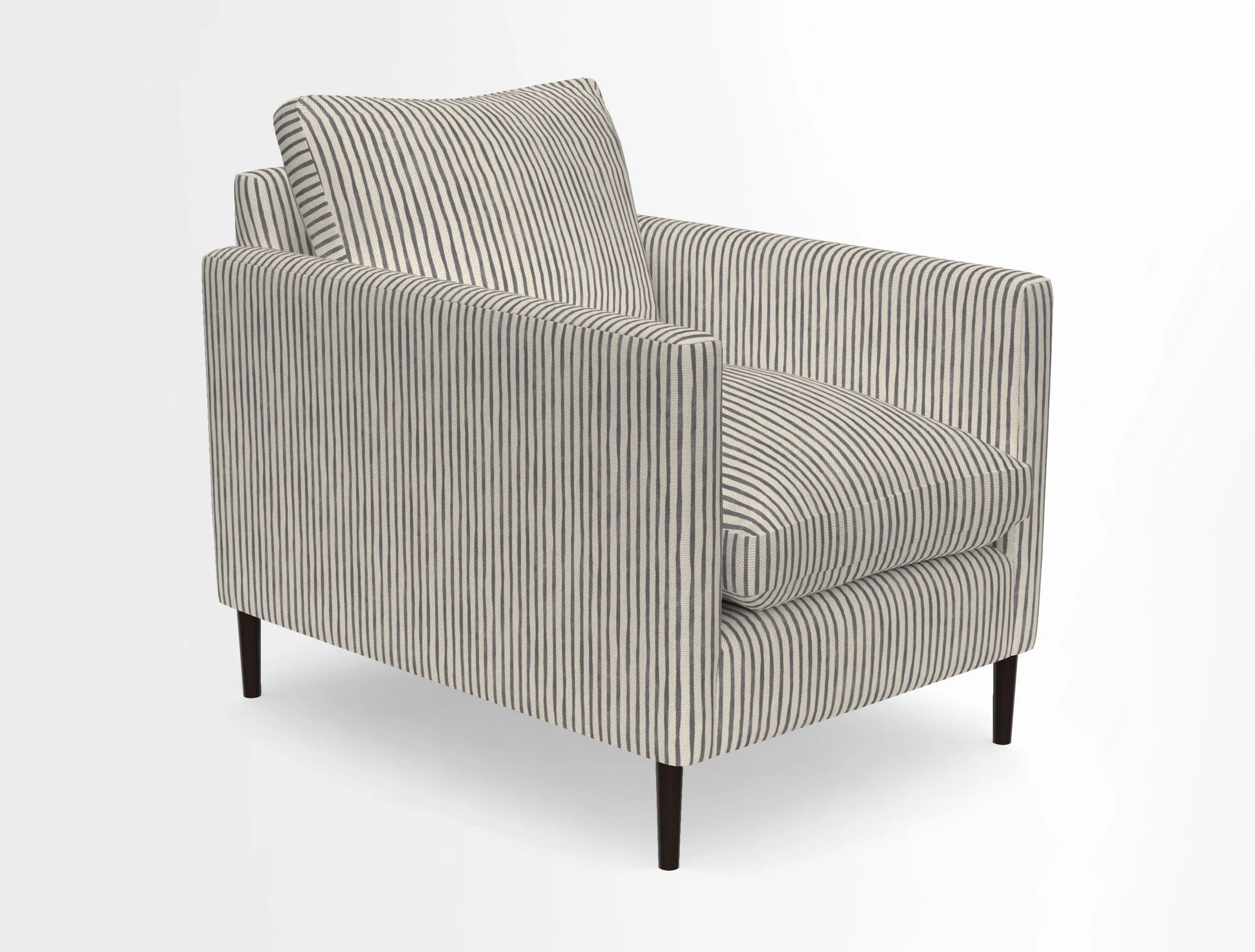 Heyshott Chair in Two Tone Plain Biscuit. Loose cover option available
