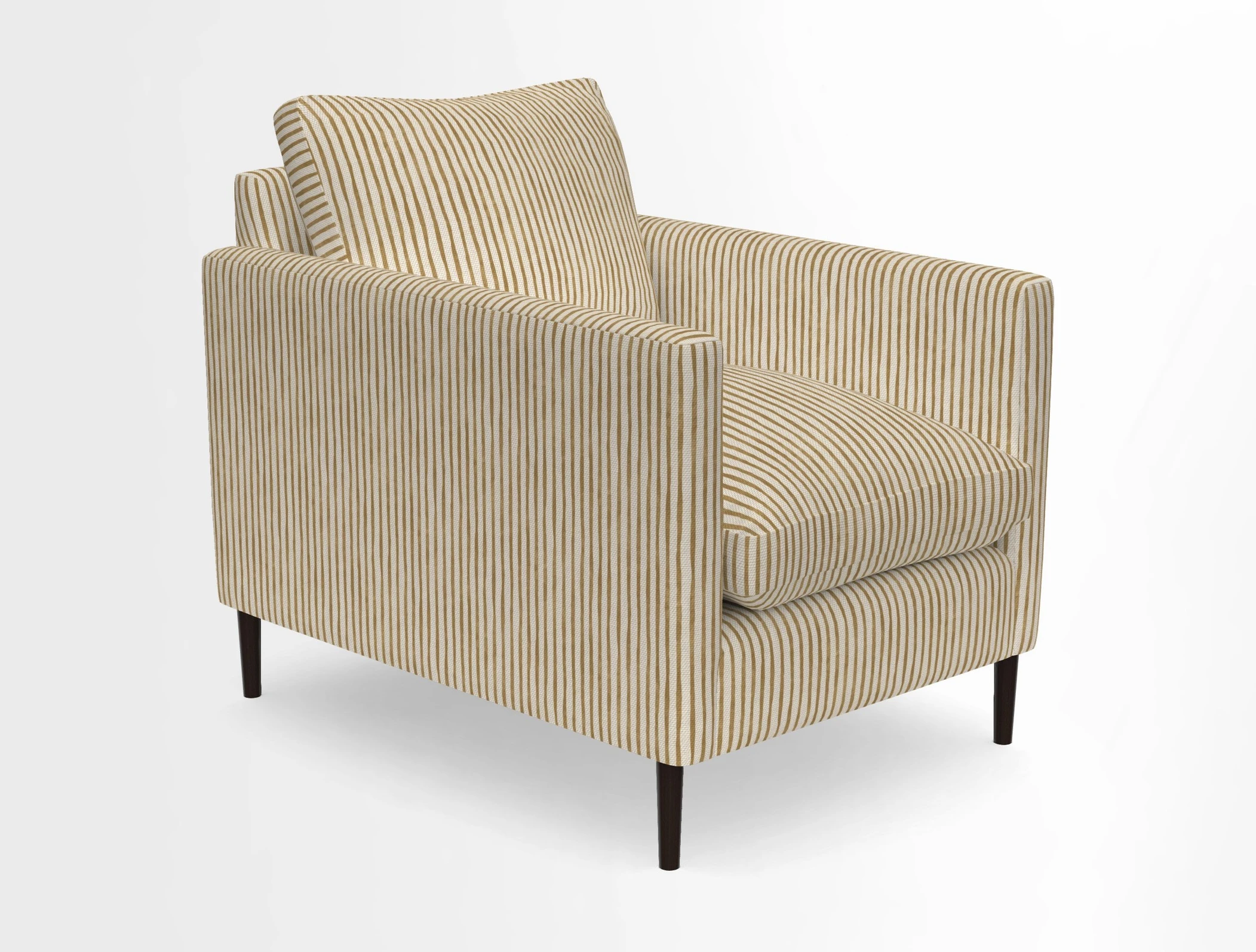 Heyshott Chair in Two Tone Plain Biscuit. Loose cover option available