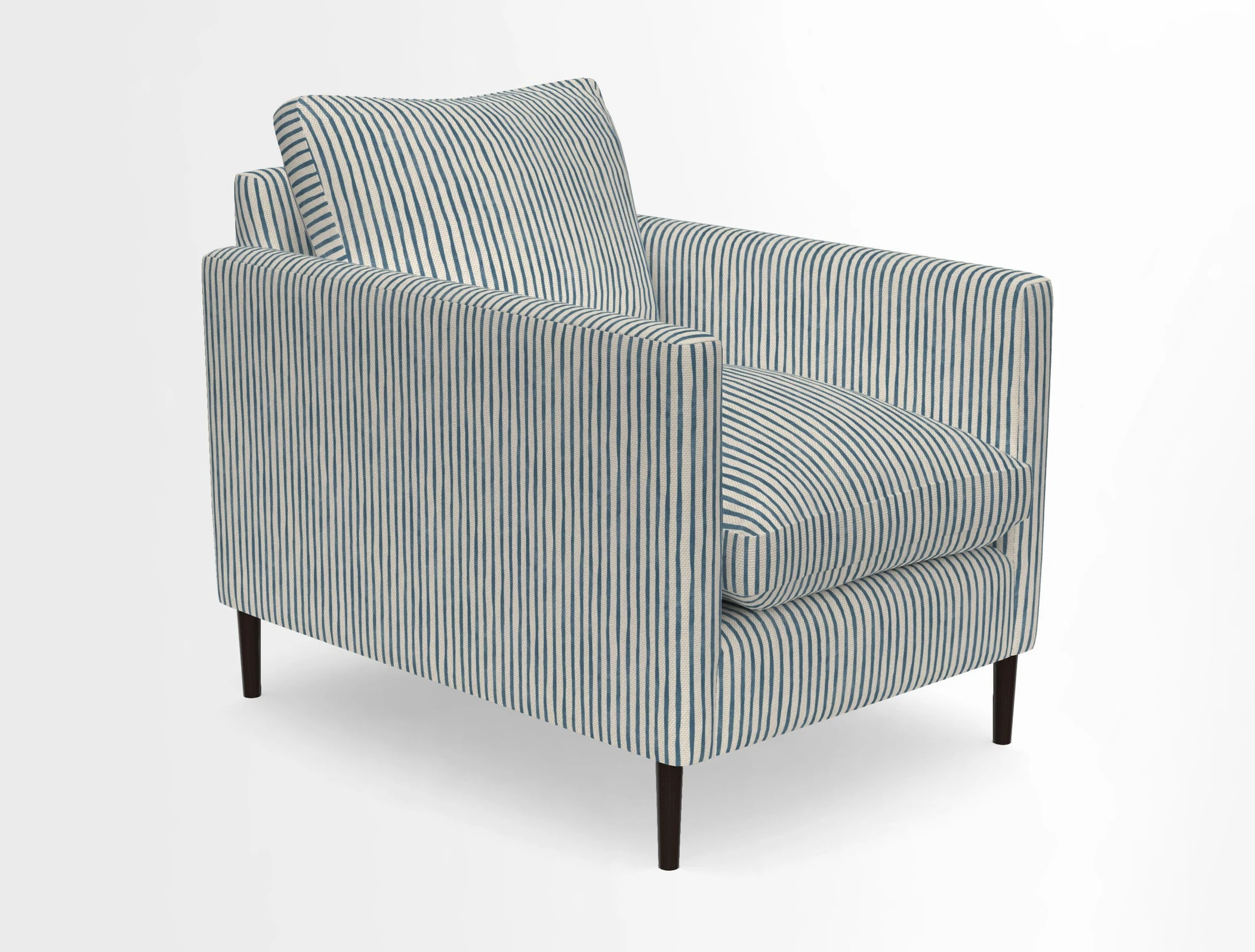 Heyshott Chair in Two Tone Plain Biscuit. Loose cover option available