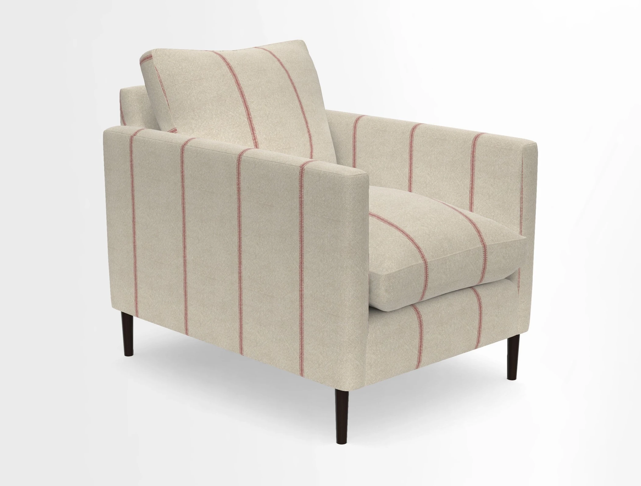 Heyshott Chair in Two Tone Plain Biscuit. Loose cover option available