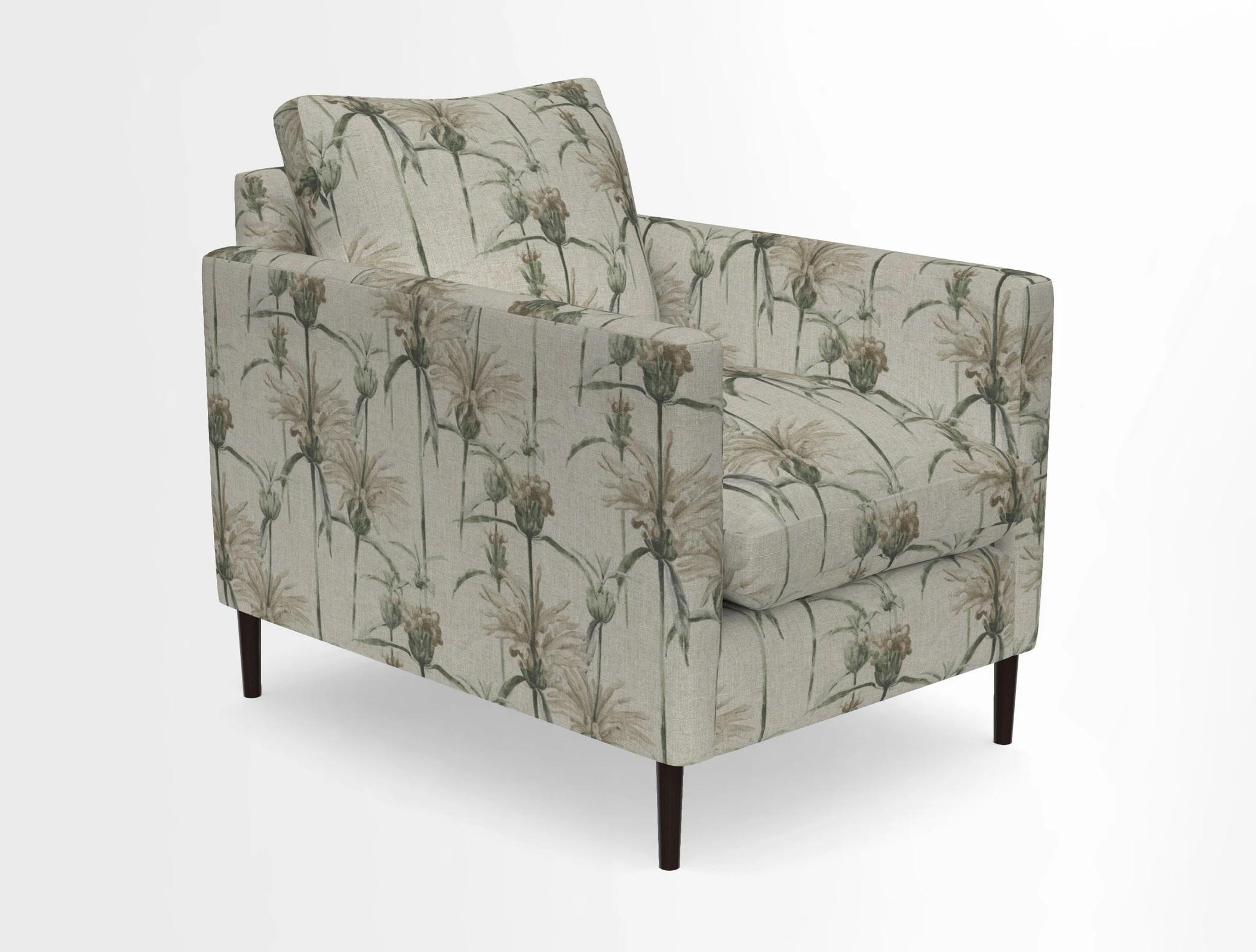 Heyshott Chair in Two Tone Plain Biscuit. Loose cover option available