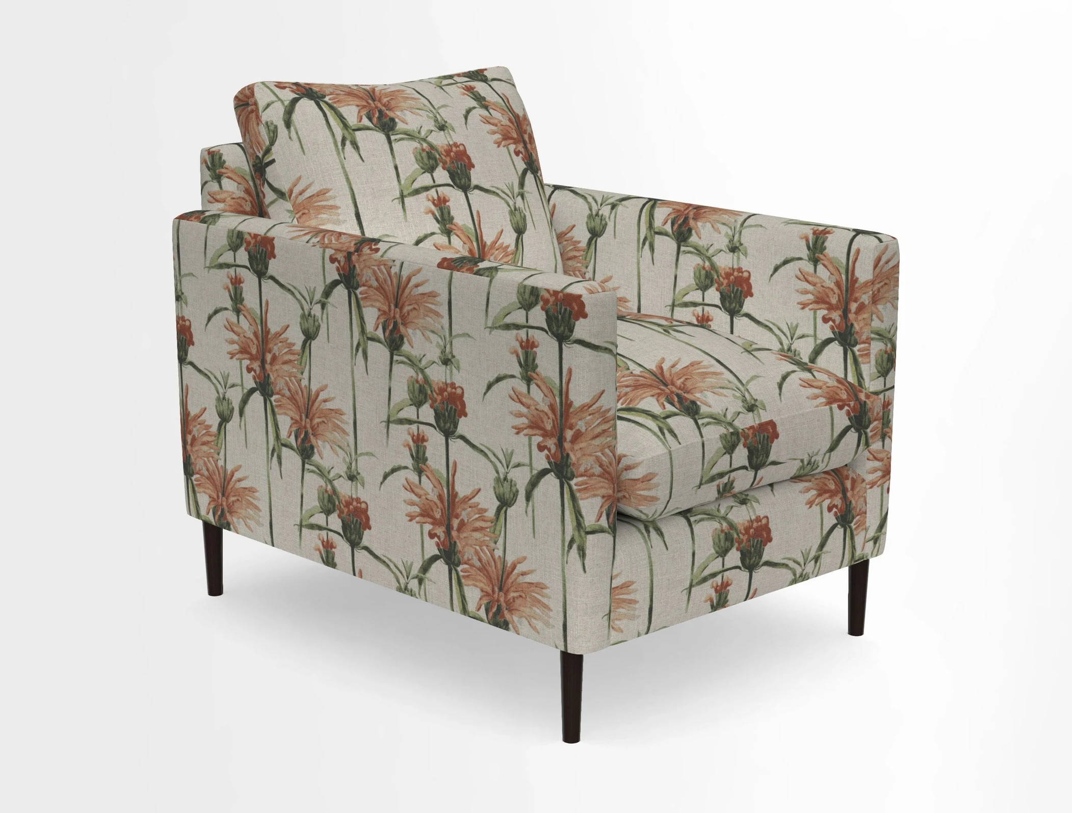 Heyshott Chair in Two Tone Plain Biscuit. Loose cover option available