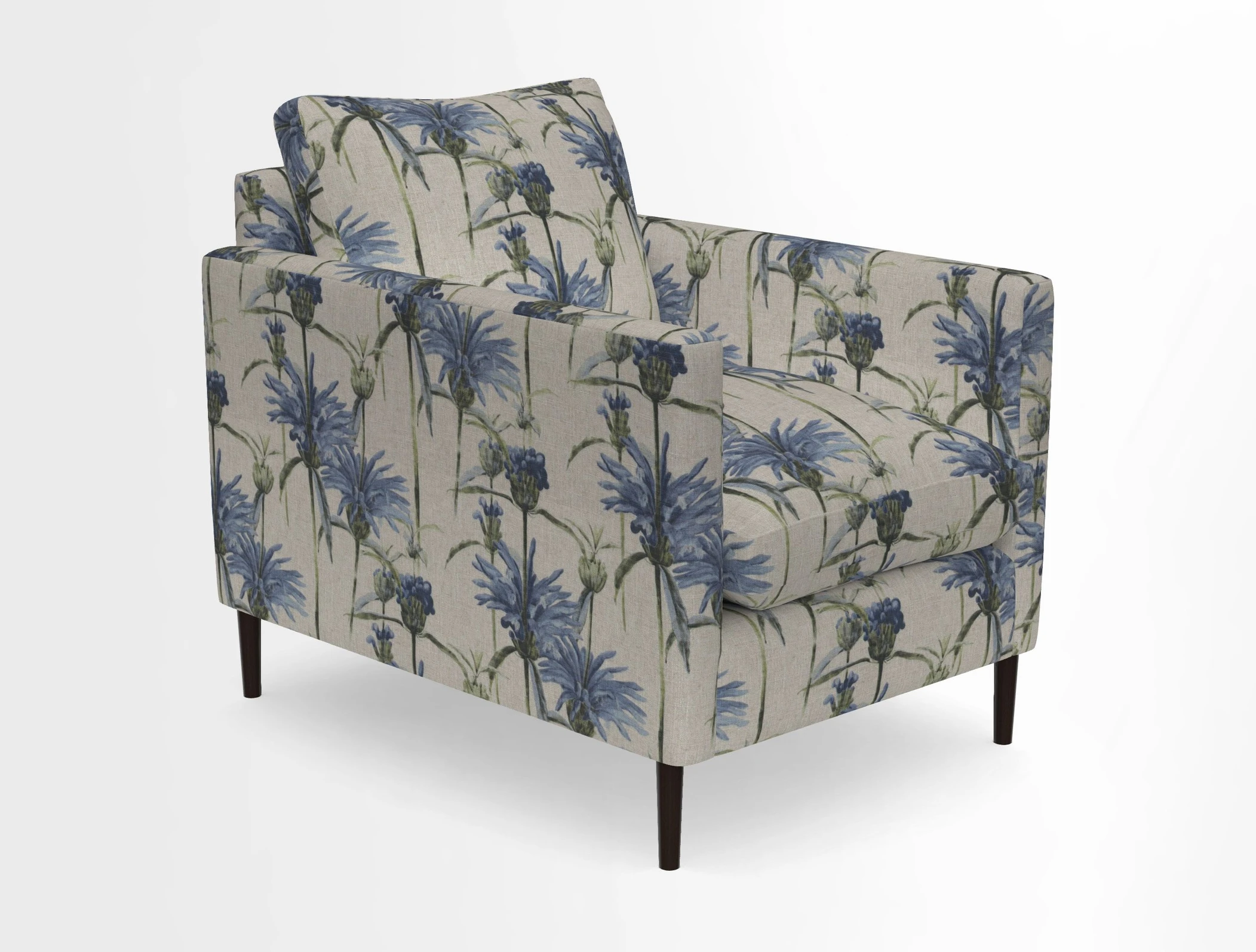 Heyshott Chair in Two Tone Plain Biscuit. Loose cover option available