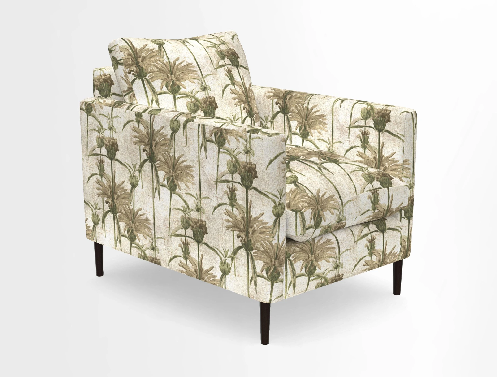 Heyshott Chair in Two Tone Plain Biscuit. Loose cover option available