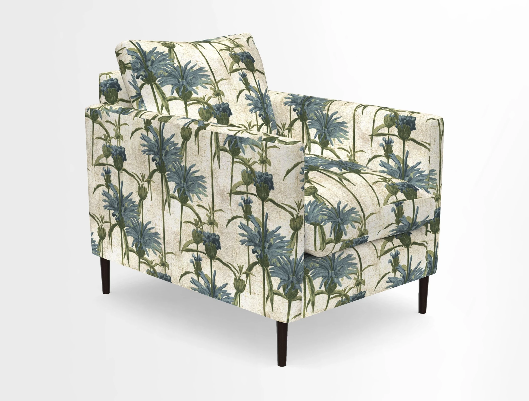 Heyshott Chair in Two Tone Plain Biscuit. Loose cover option available