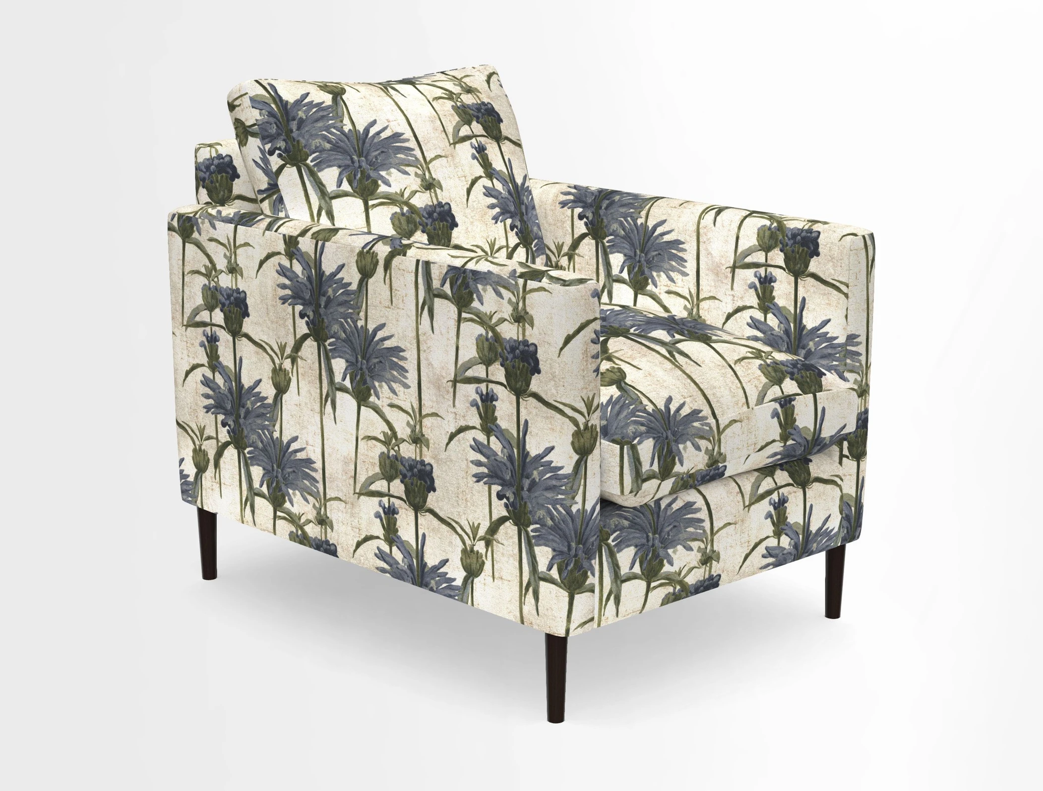 Heyshott Chair in Two Tone Plain Biscuit. Loose cover option available
