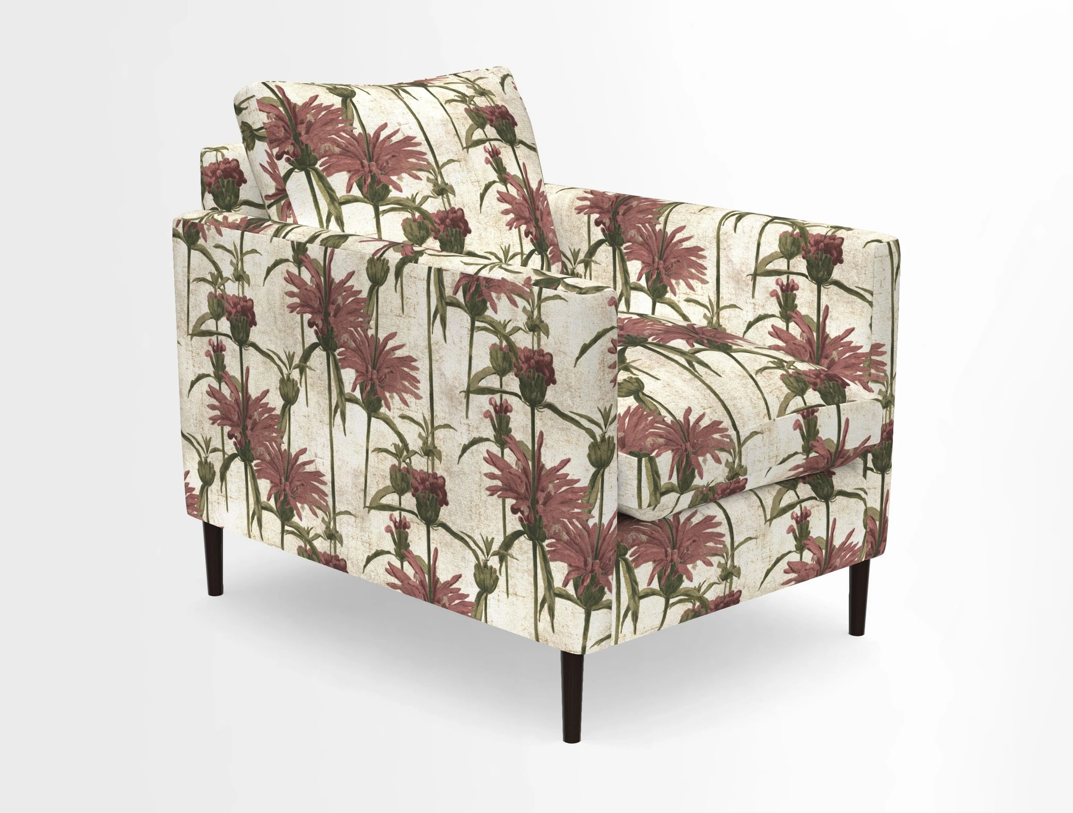 Heyshott Chair in Two Tone Plain Biscuit. Loose cover option available
