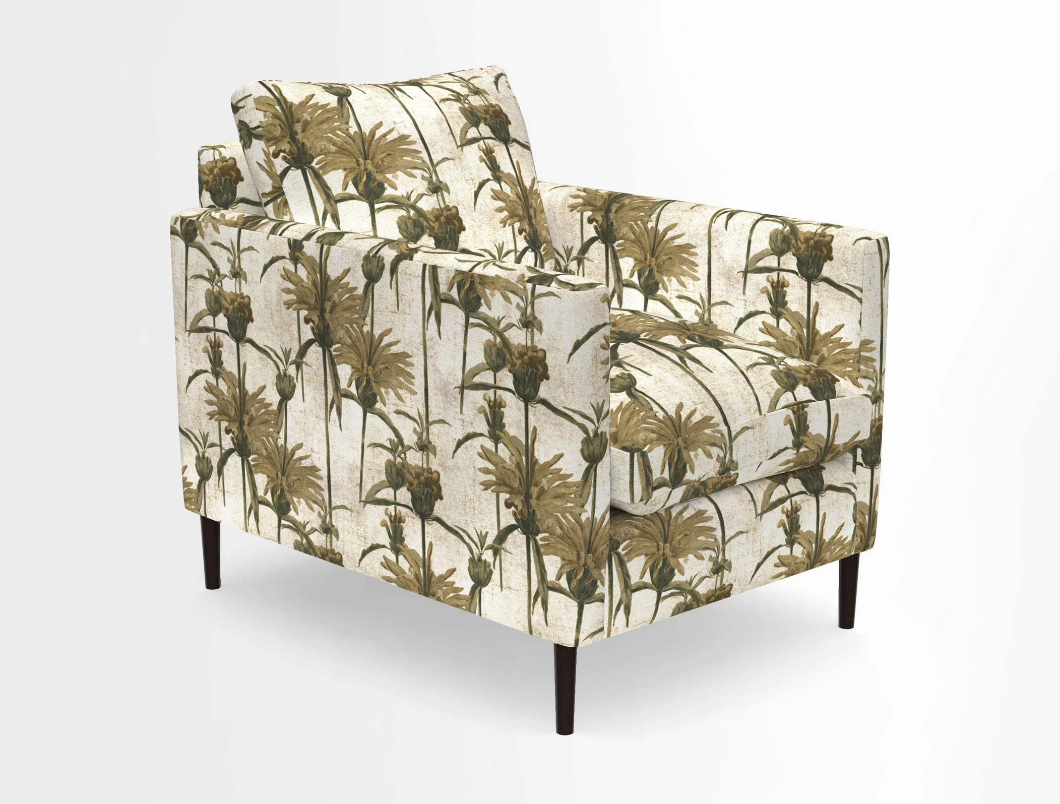 Heyshott Chair in Two Tone Plain Biscuit. Loose cover option available